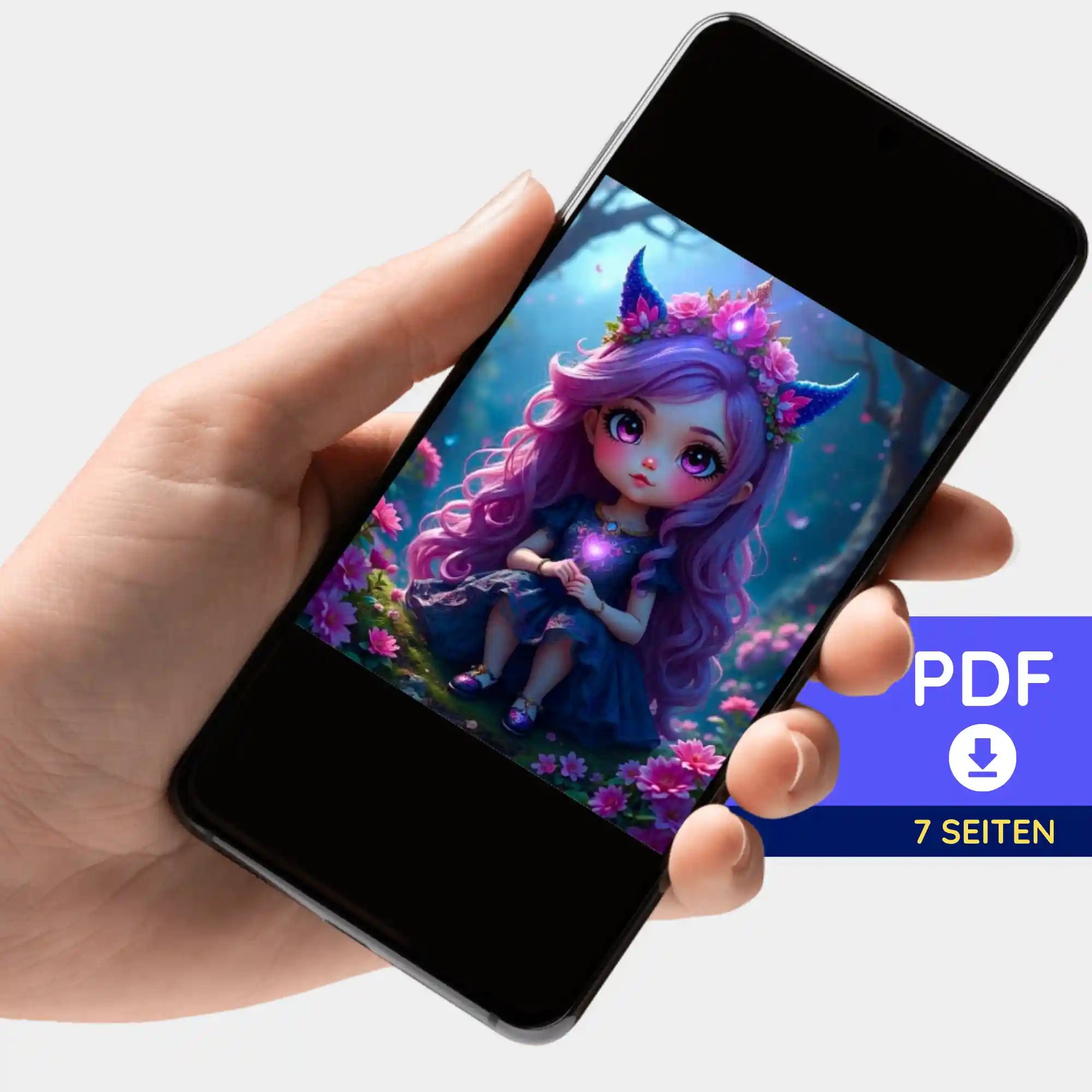 Digitale Bildmappe - Little Violett