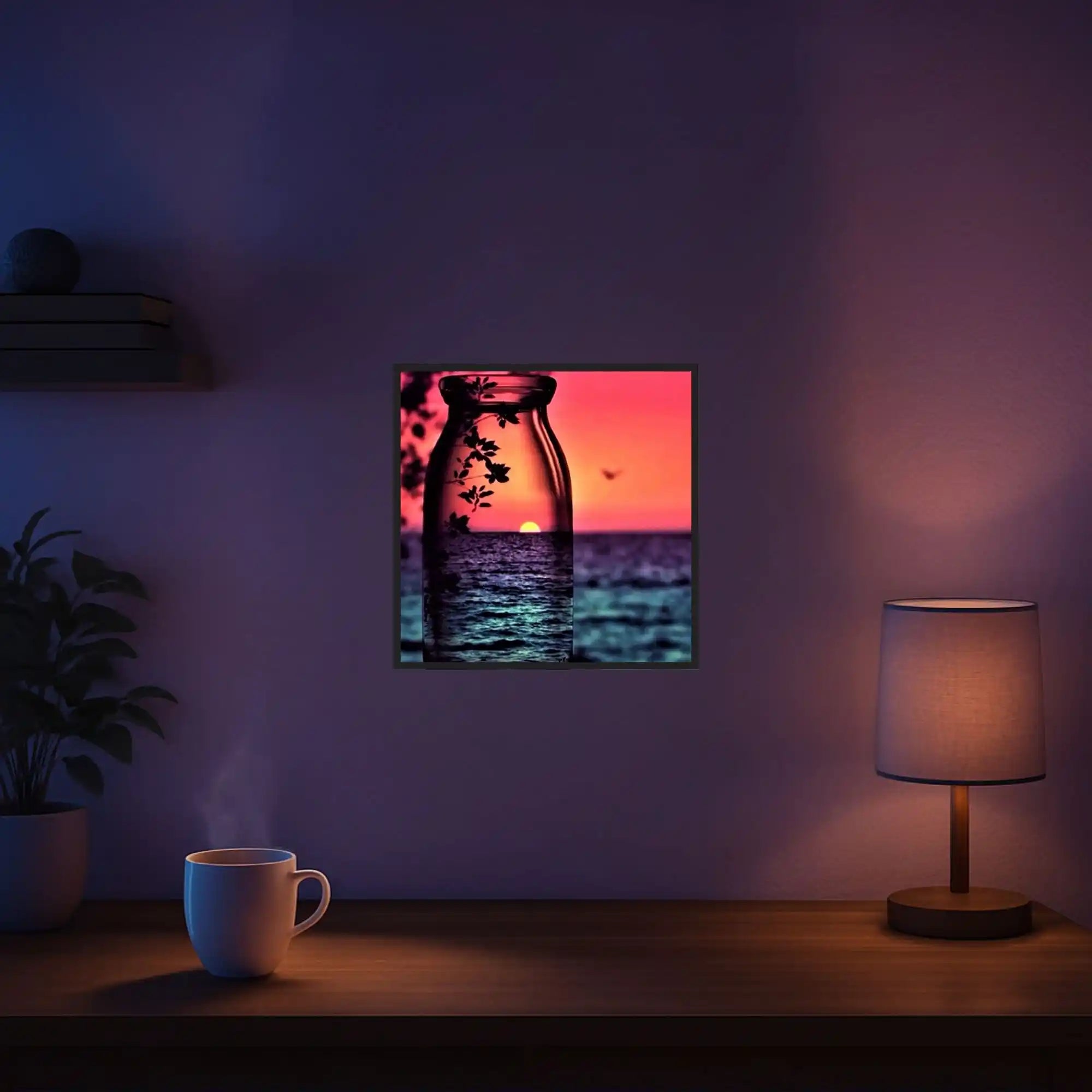 Diamond Painting - Roter Sonnenuntergang