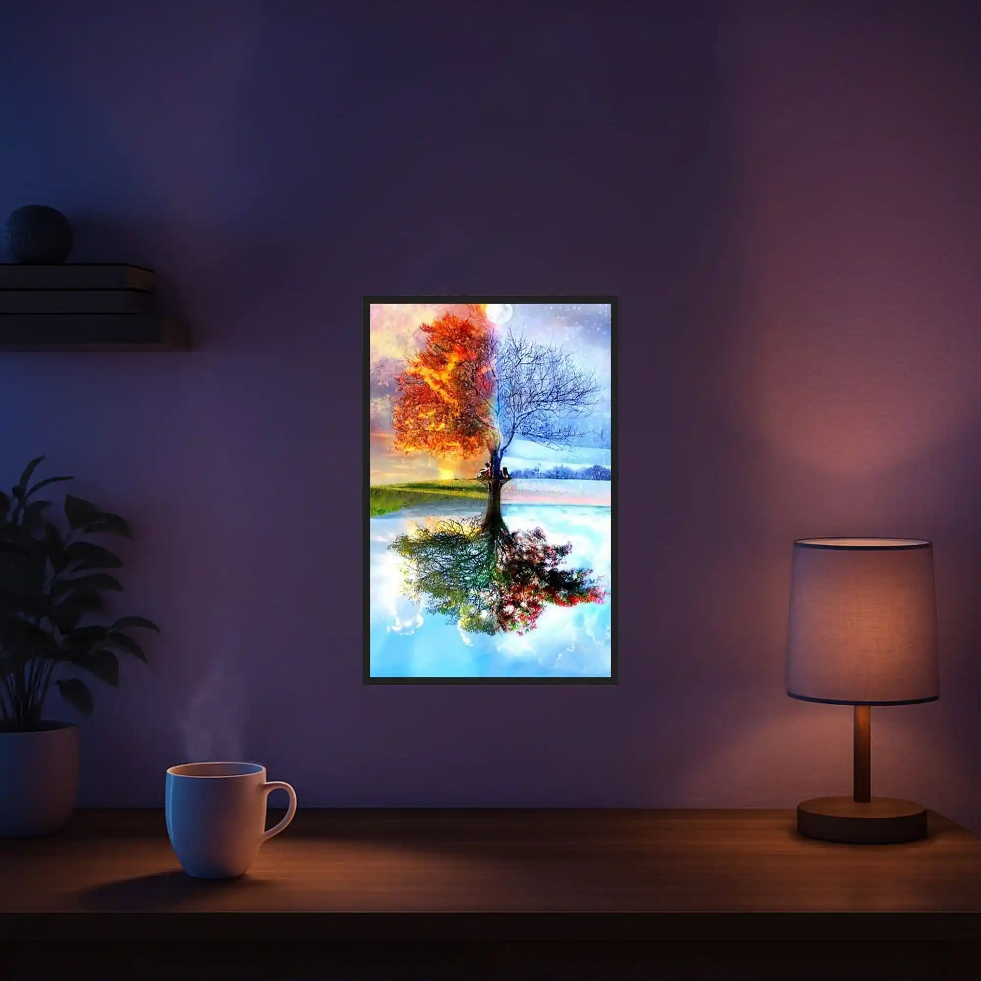 Diamond Painting - Baum der 4 Jahreszeiten MINI