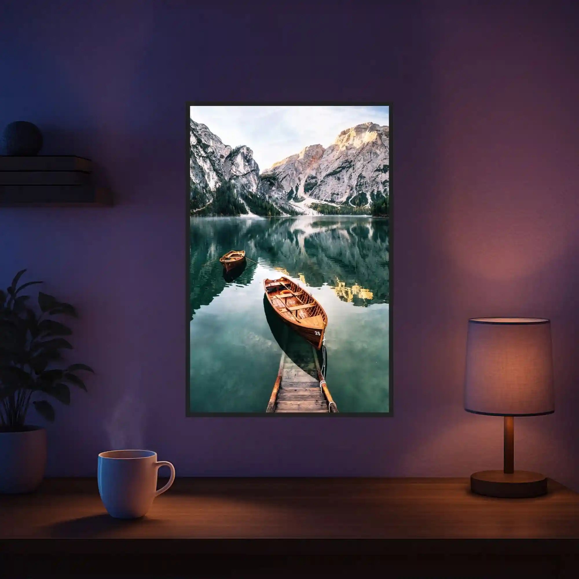 Diamond Painting - Das Boot am See