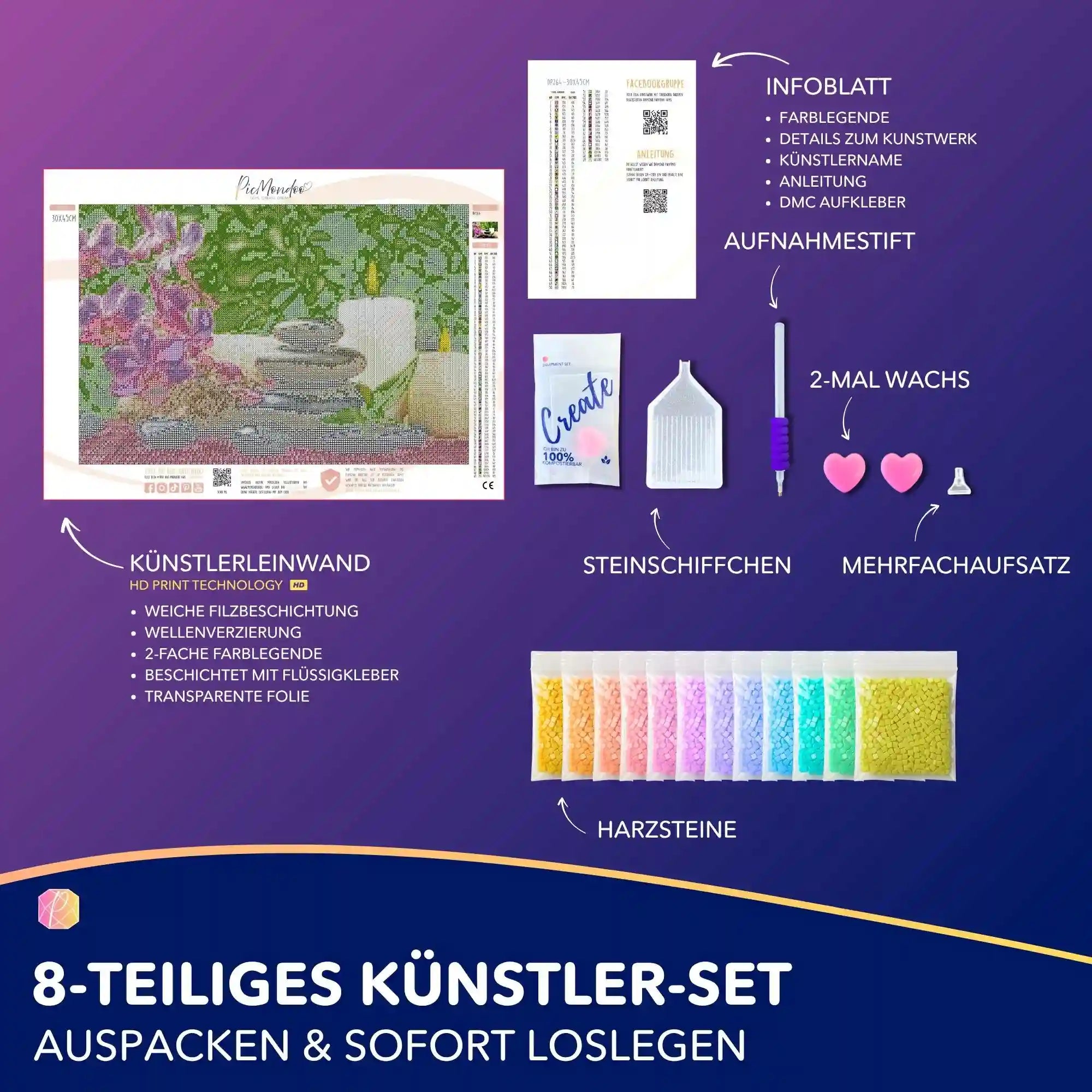 Diamond Painting - Oase der Entspannung
