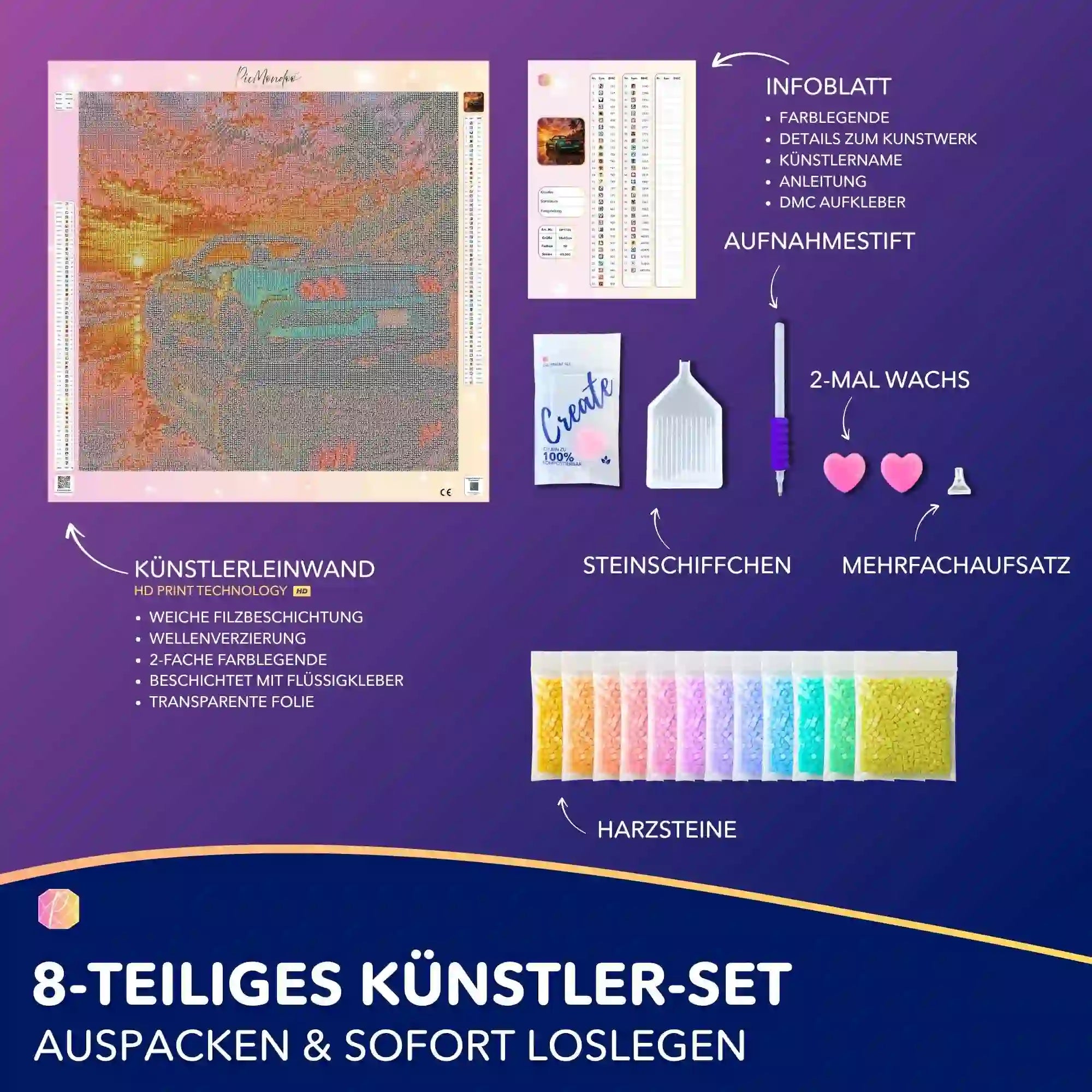 Diamond Painting 7 Tage Special - Sonnenkilometer