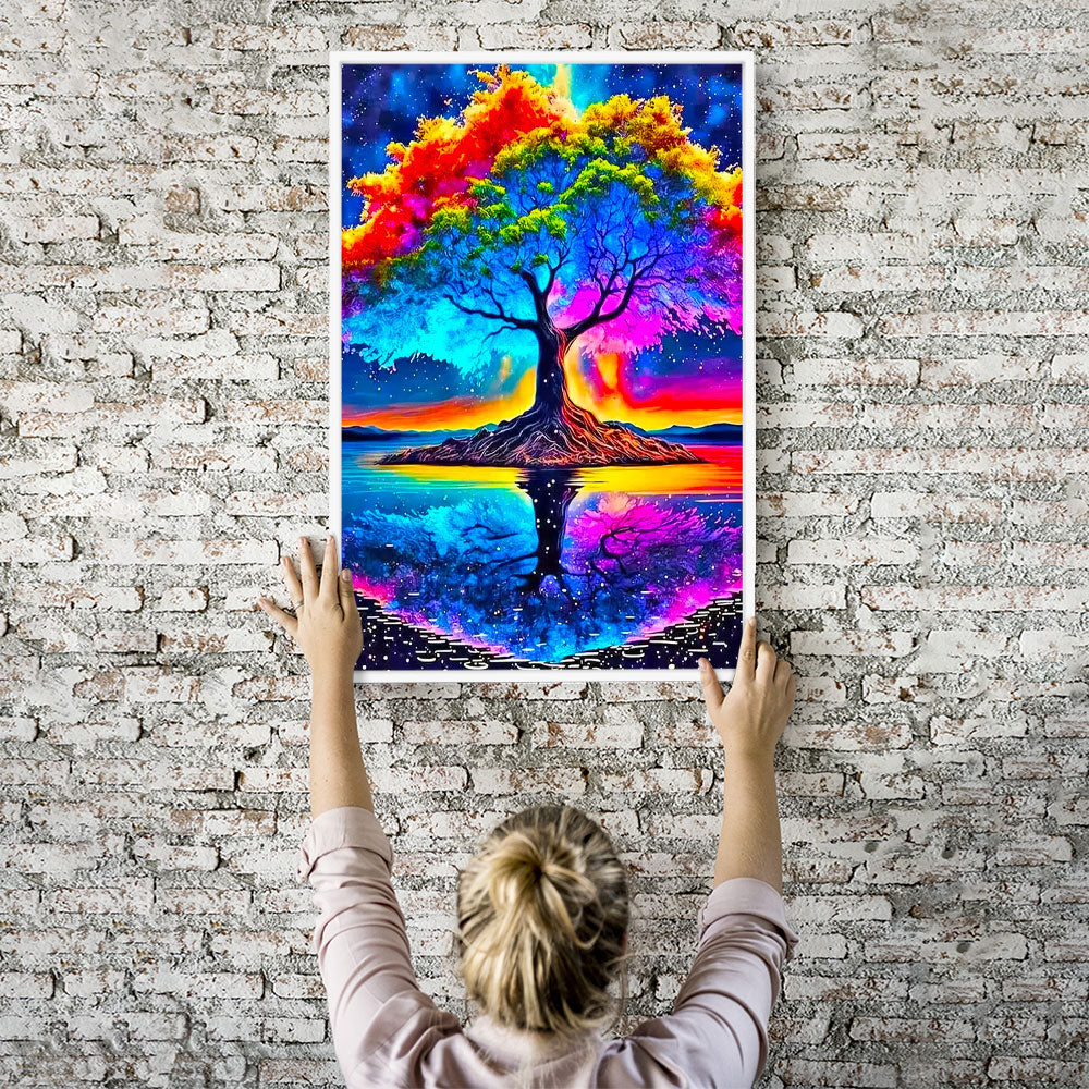 Diamond Painting 100 Farben Special - Rainbow Tree (Vorverkauf)