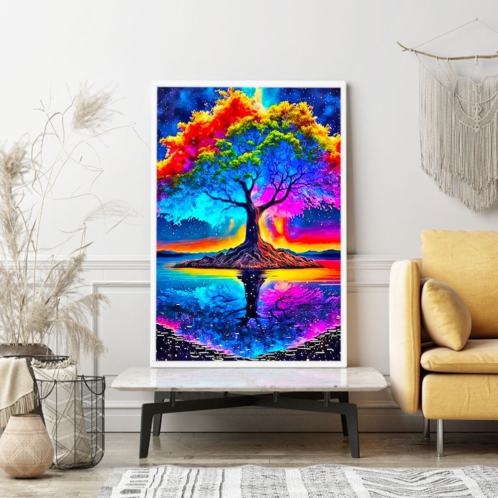 Diamond Painting 100 Farben Special - Rainbow Tree (Vorverkauf)