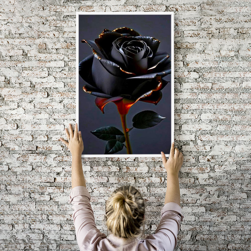 Diamond Painting  Black rose