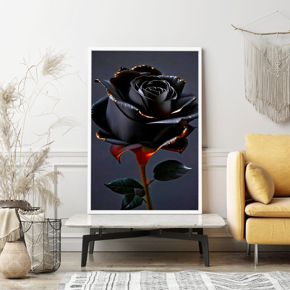 Diamond Painting  Black rose