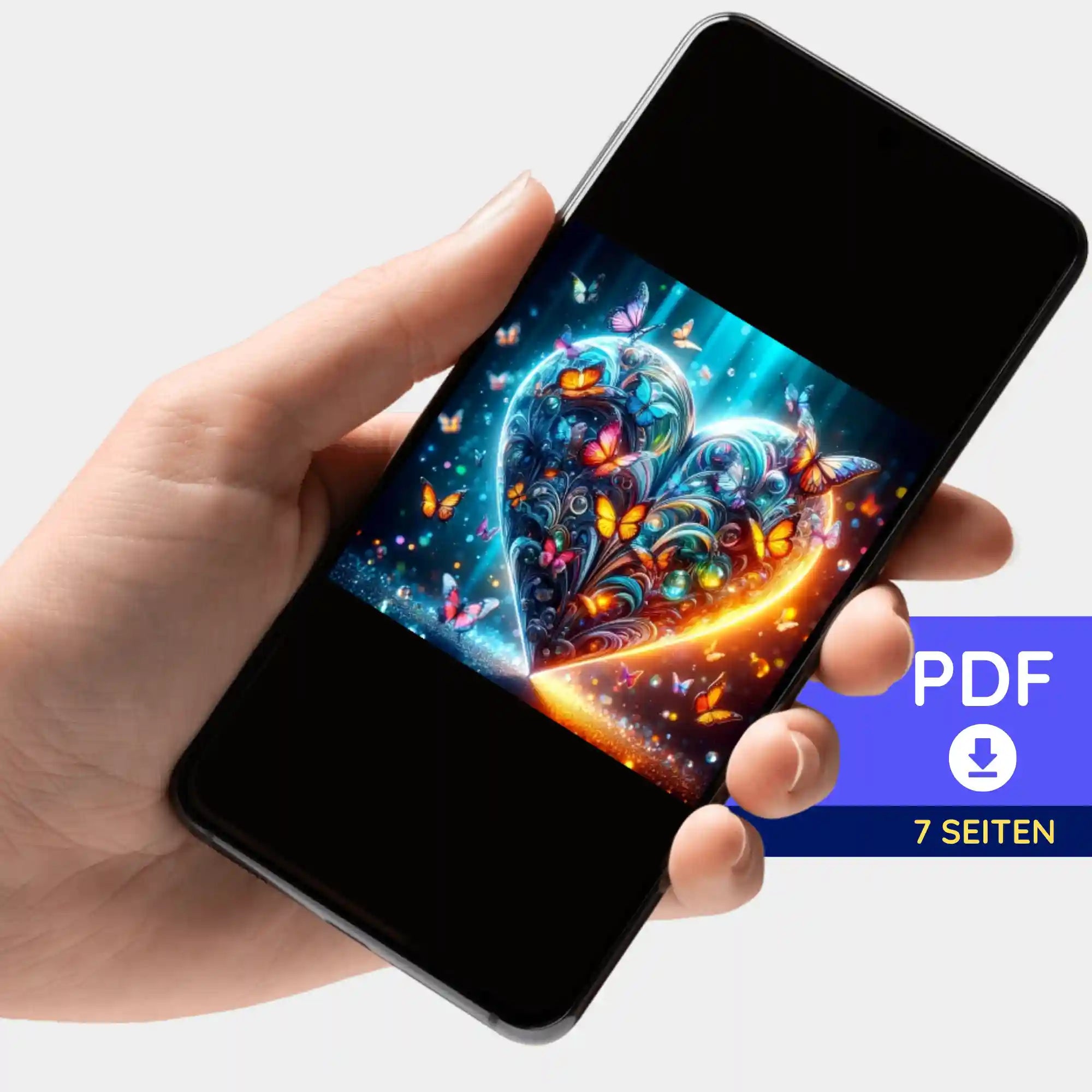 Digitale Bildmappe - Schmetterlingsherz