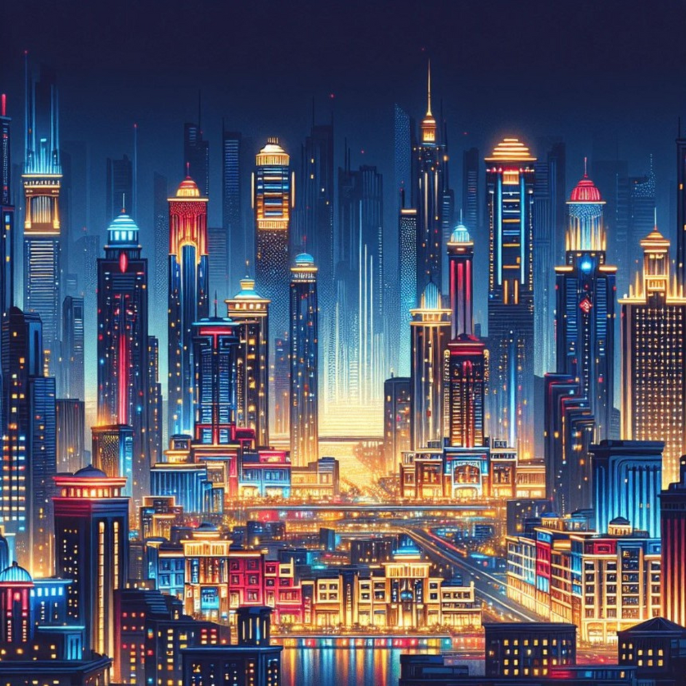Diamond Painting - Stadt der Lichter "Limited Edition"