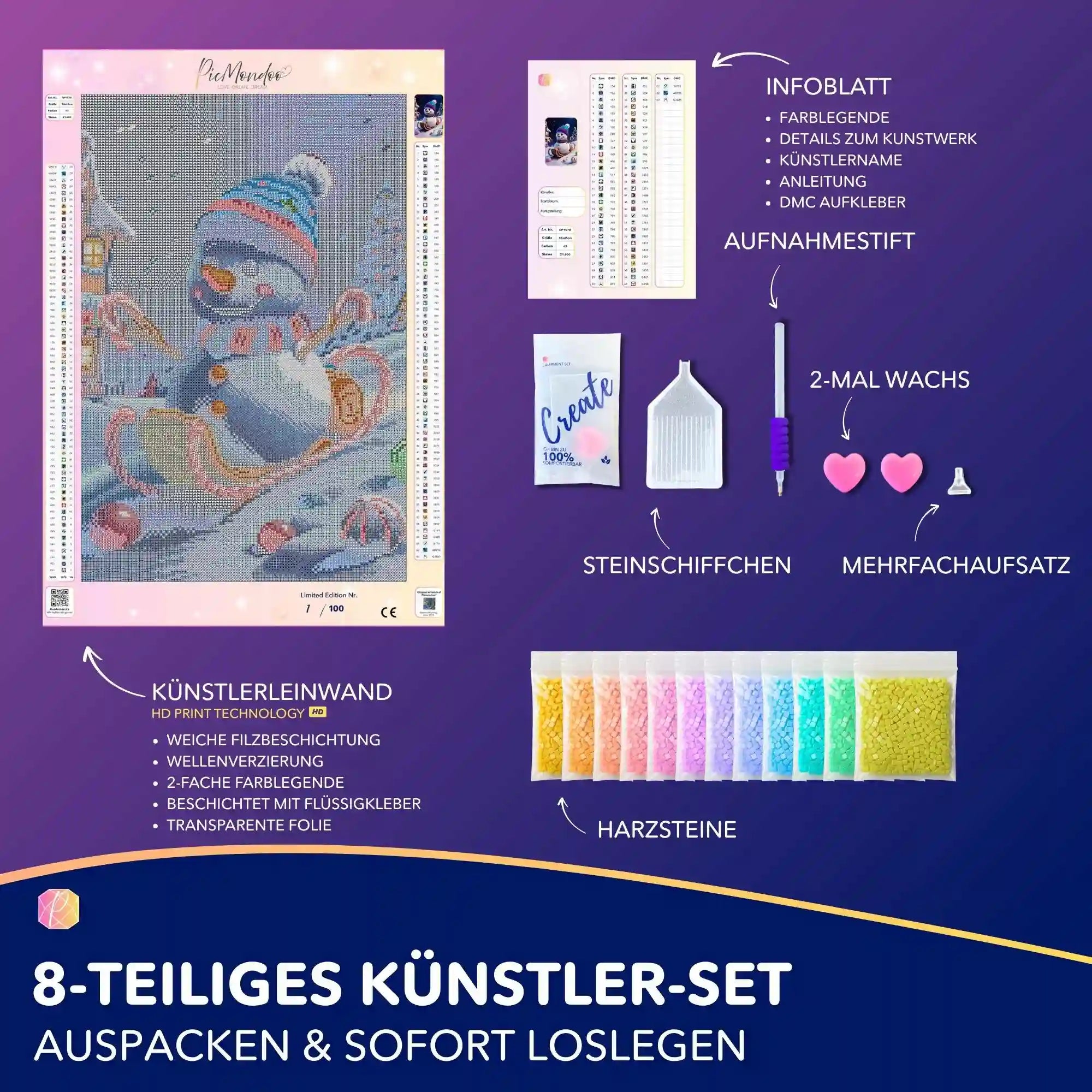 Diamond Painting - Sweet Schlittenfahrt "Limited Edition"