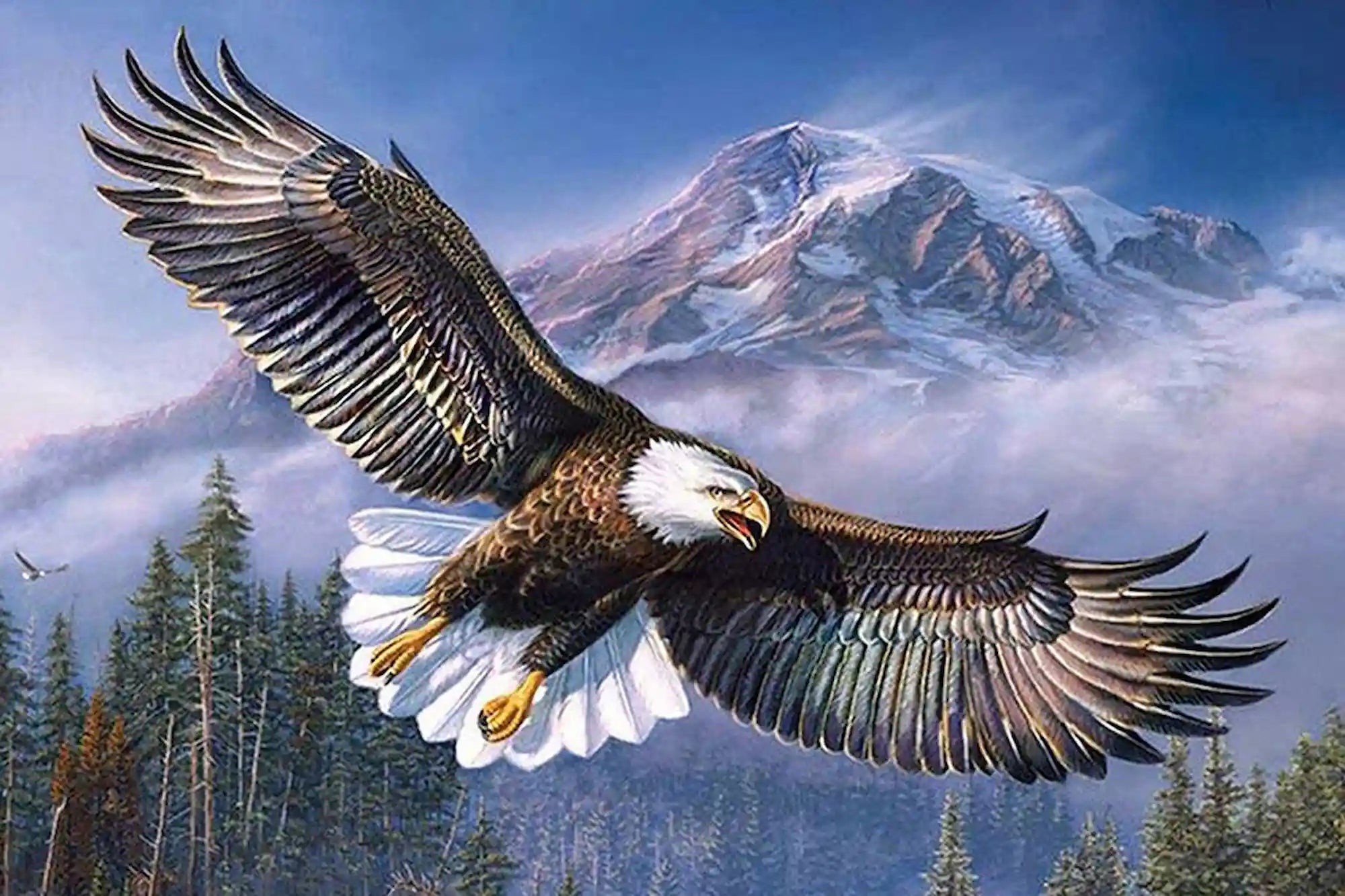 Diamond Painting - Adler der Berge