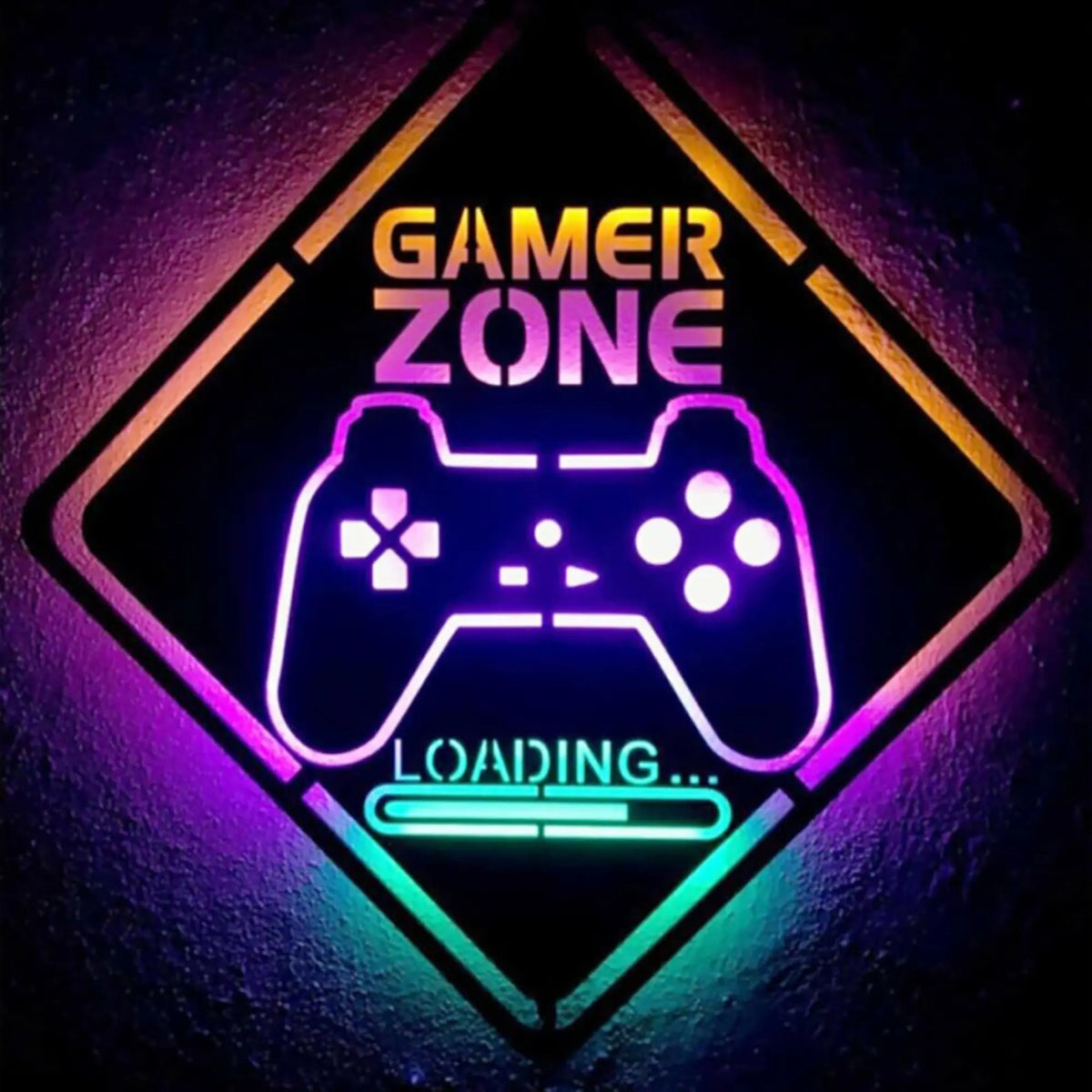 Diamond Painting Leuchtbild Special - Gamer Zone - 50x50cm