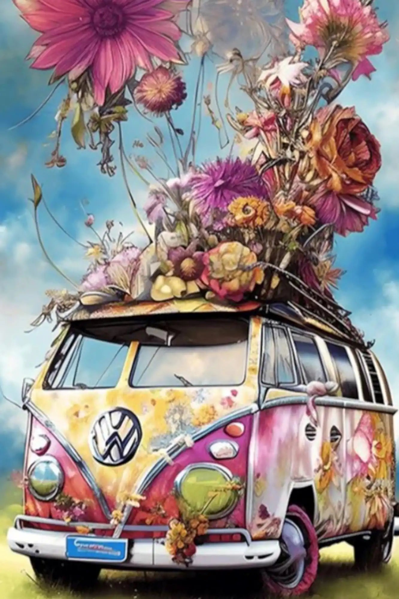 Diamond Painting - Flower Power Bully