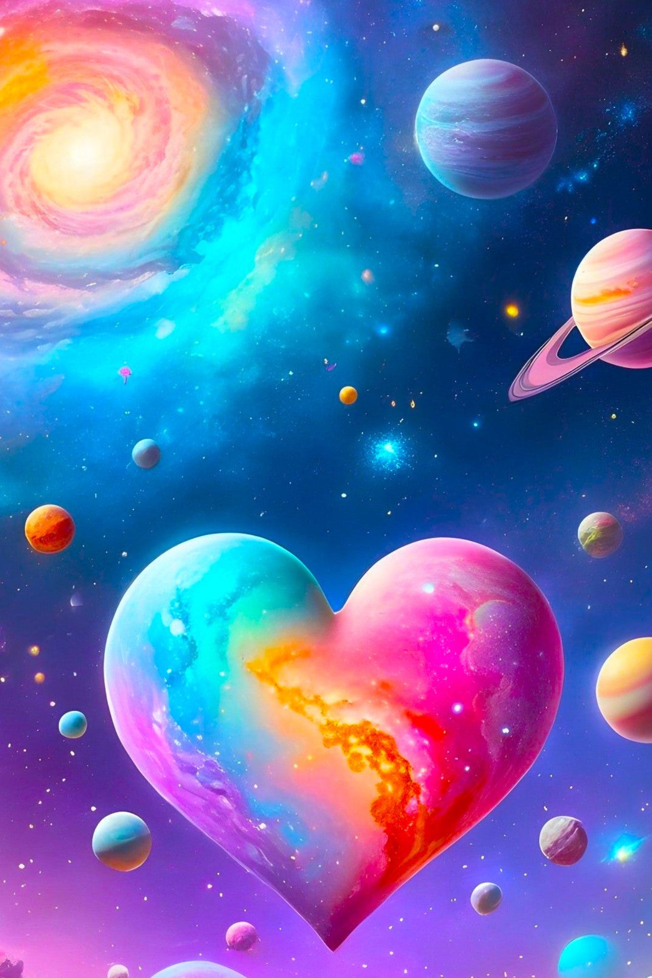 Diamond Painting - Universum des Herzen "Limited Edition"
