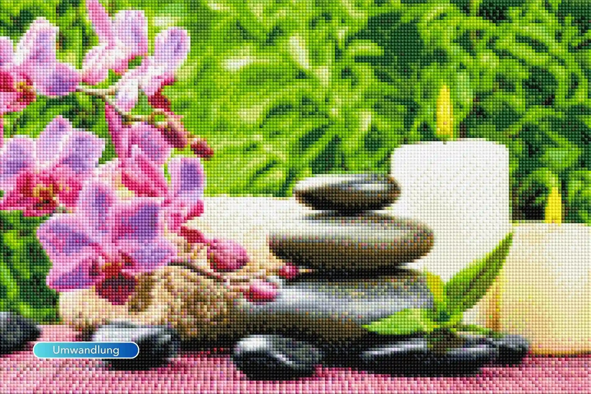Diamond Painting - Oase der Entspannung