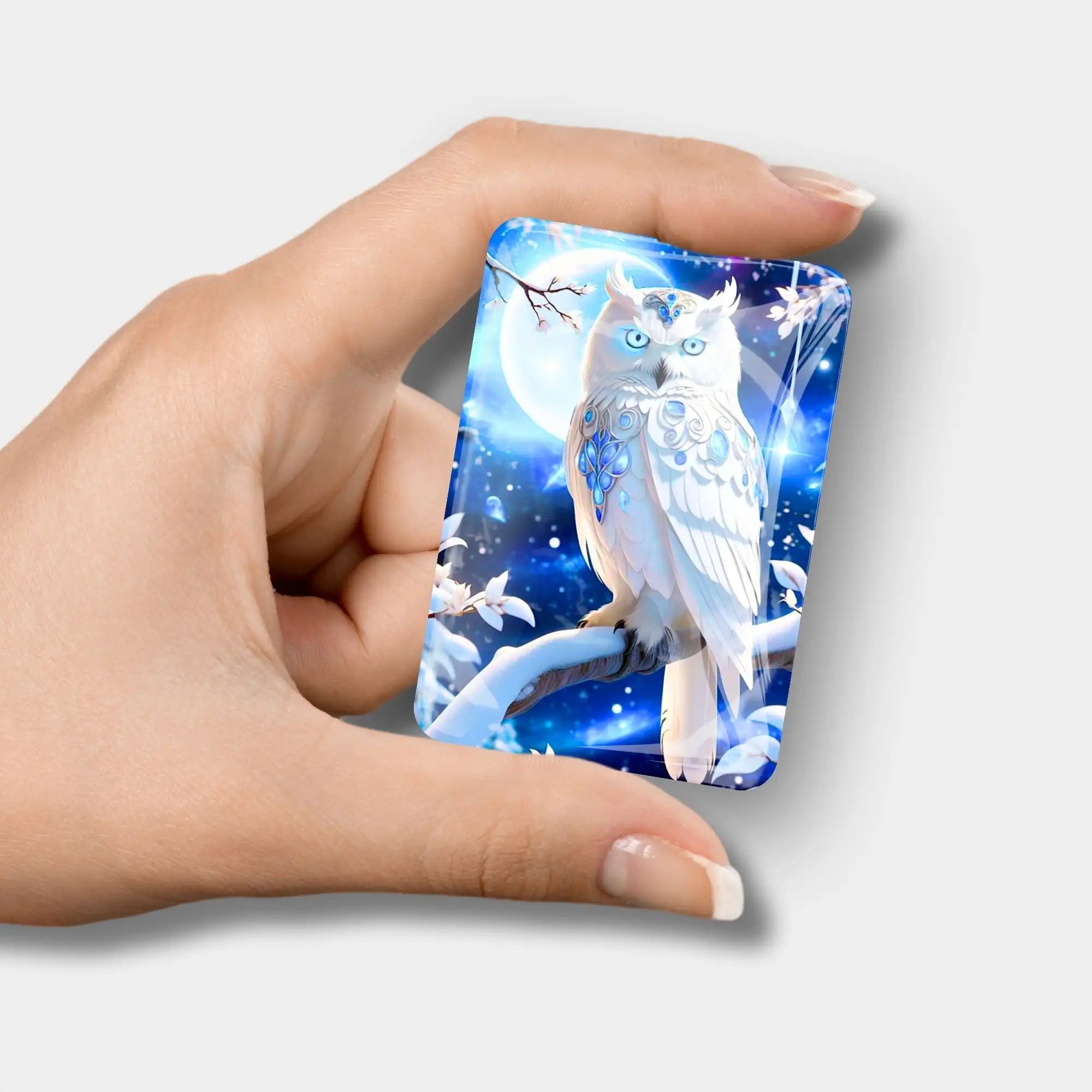 Cover Minder - Blue eyes owl