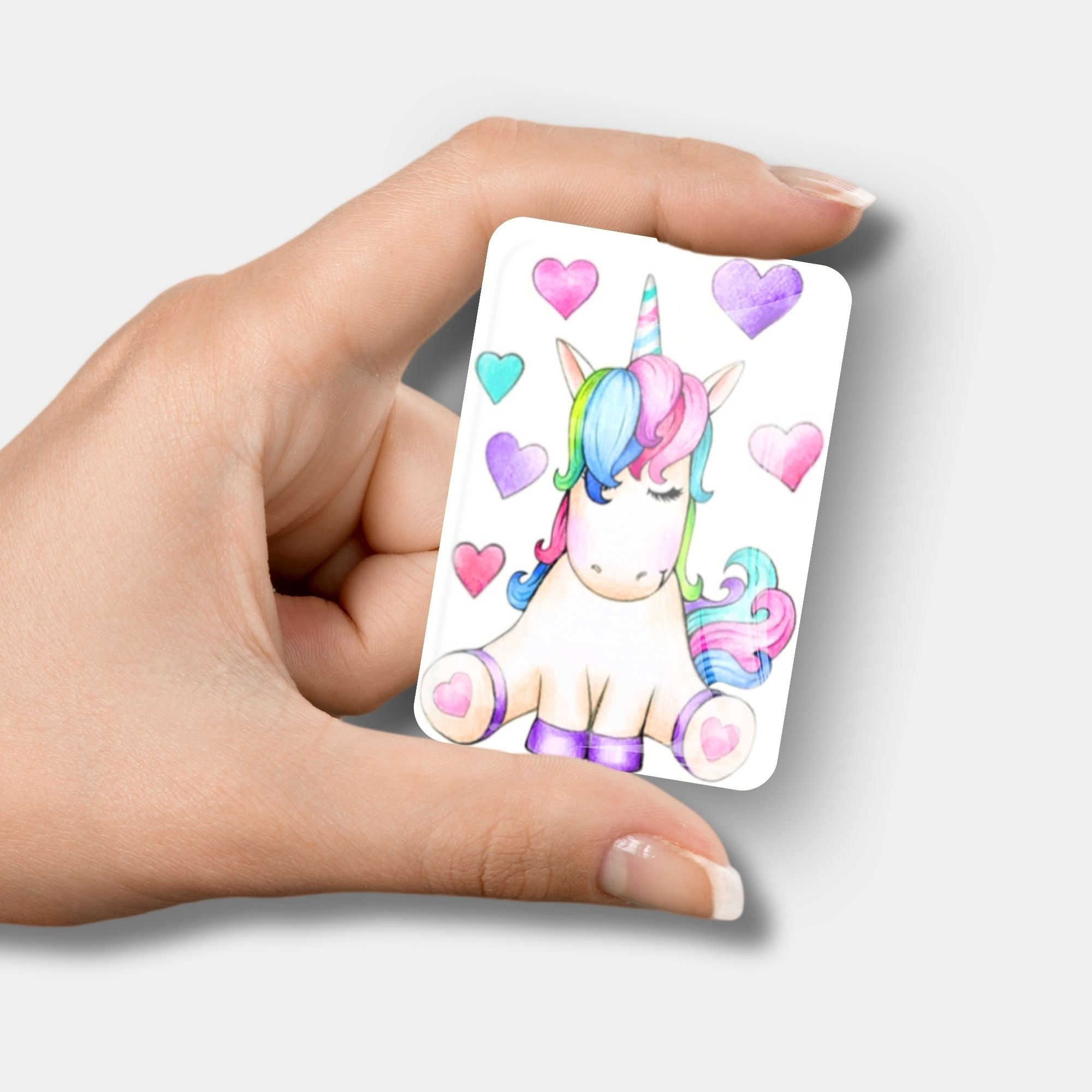 Cover Minder - Buntes Einhorn