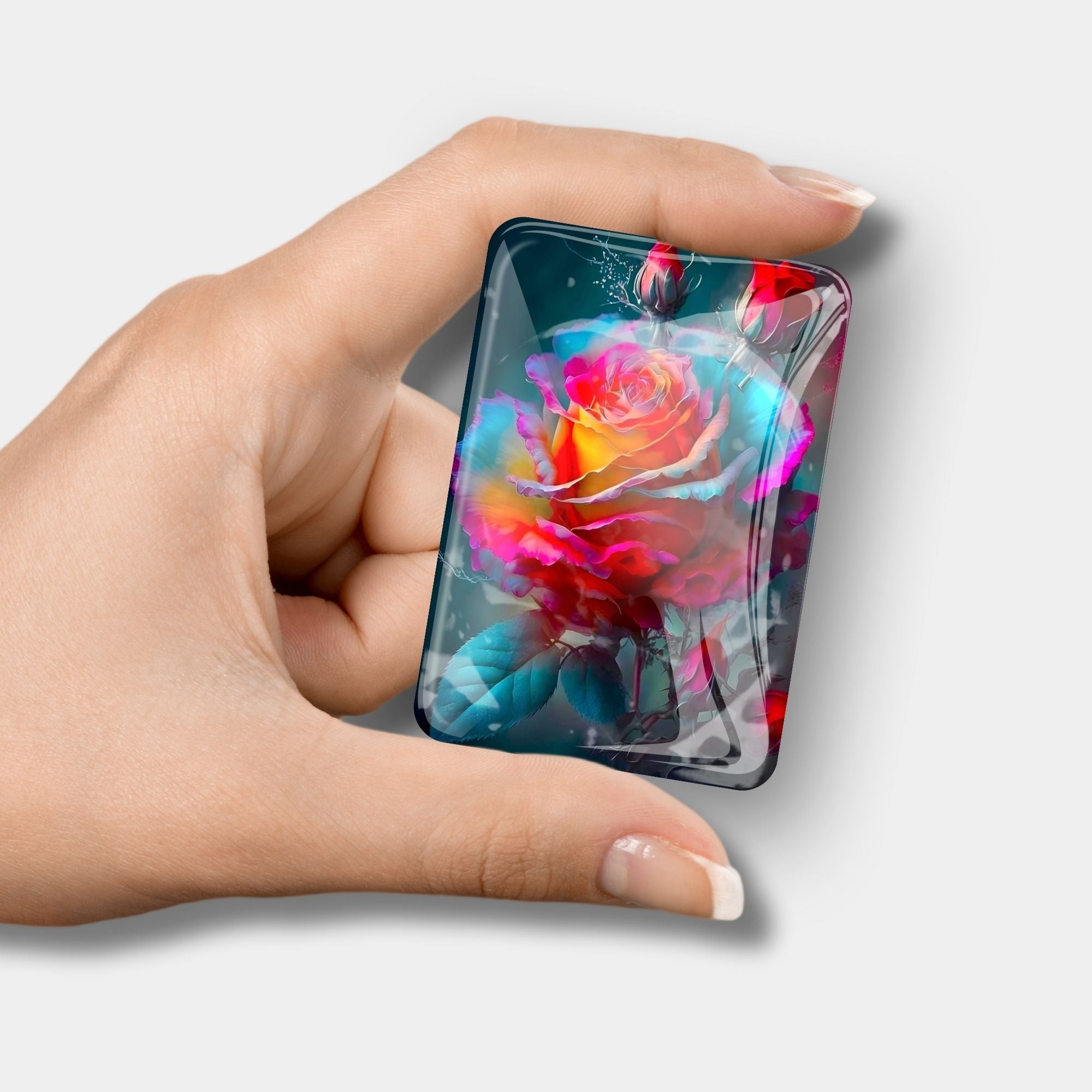 Cover Minder - Zarte Rosenblüte