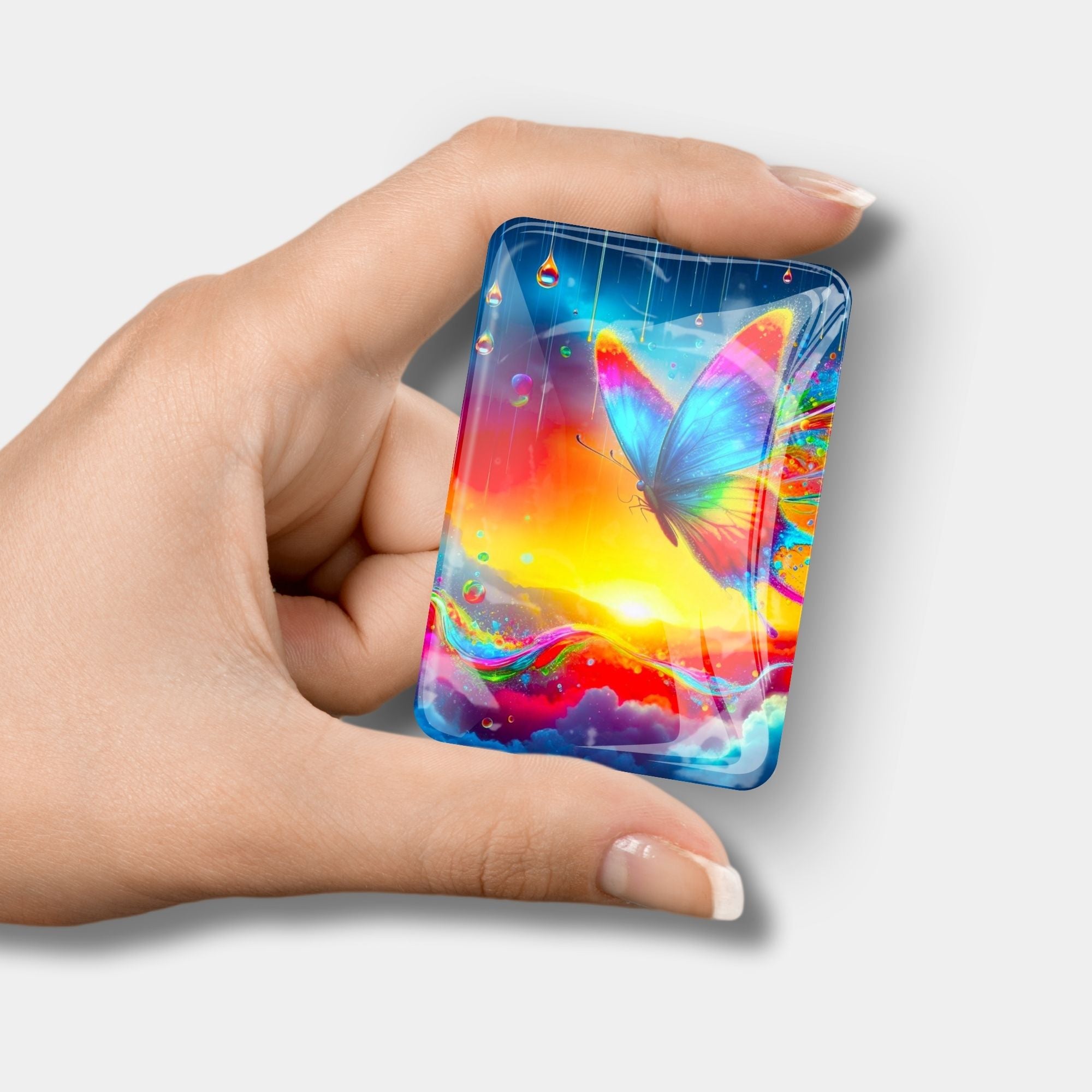 Cover Minder - Diamond Painting 100 Farben Special - Schmetterlinge im Regenbogenfluss