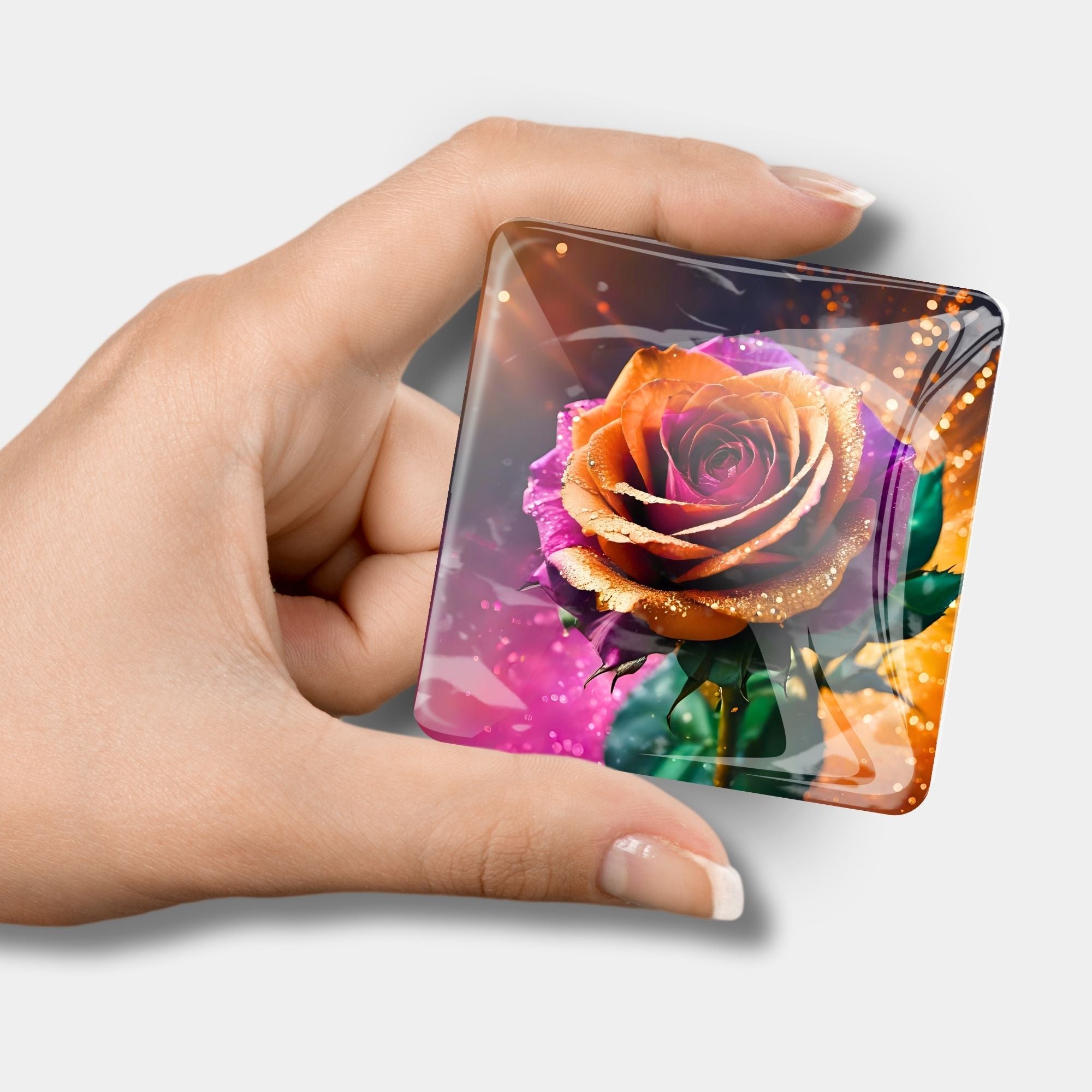 Cover Minder - Colorful Rose