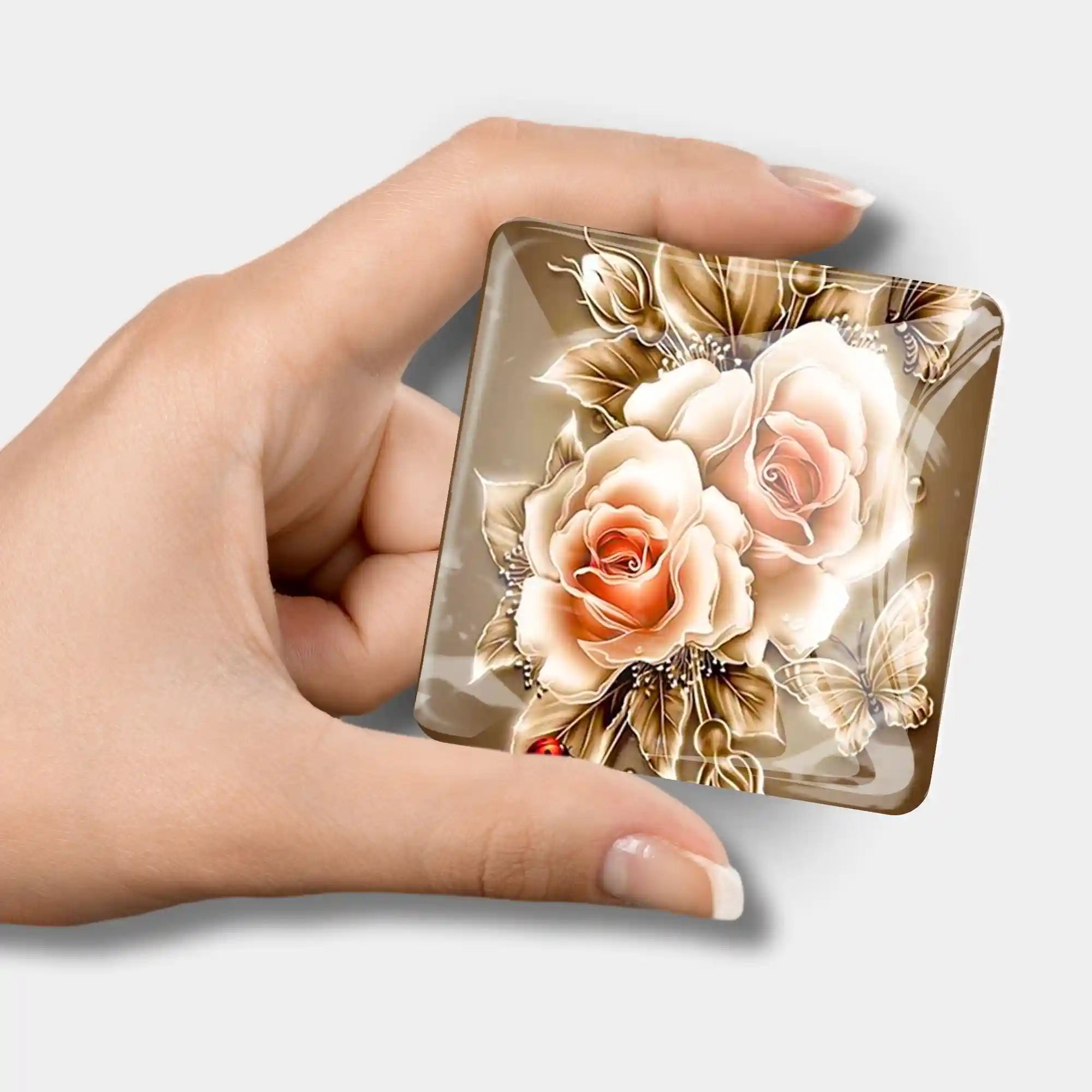 Cover Minder -  Goldene Rosen