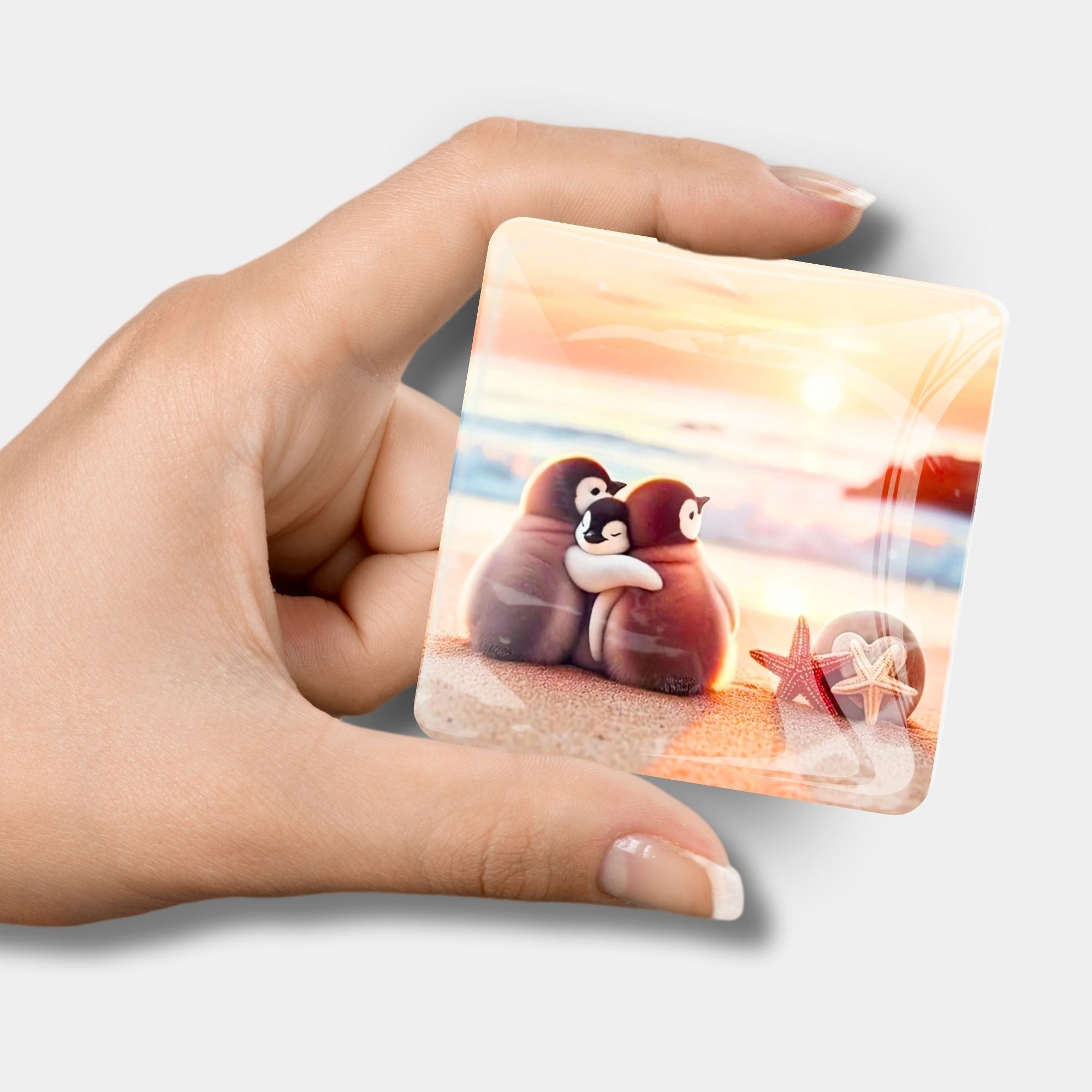 Cover Minder - Happy Family am Strand