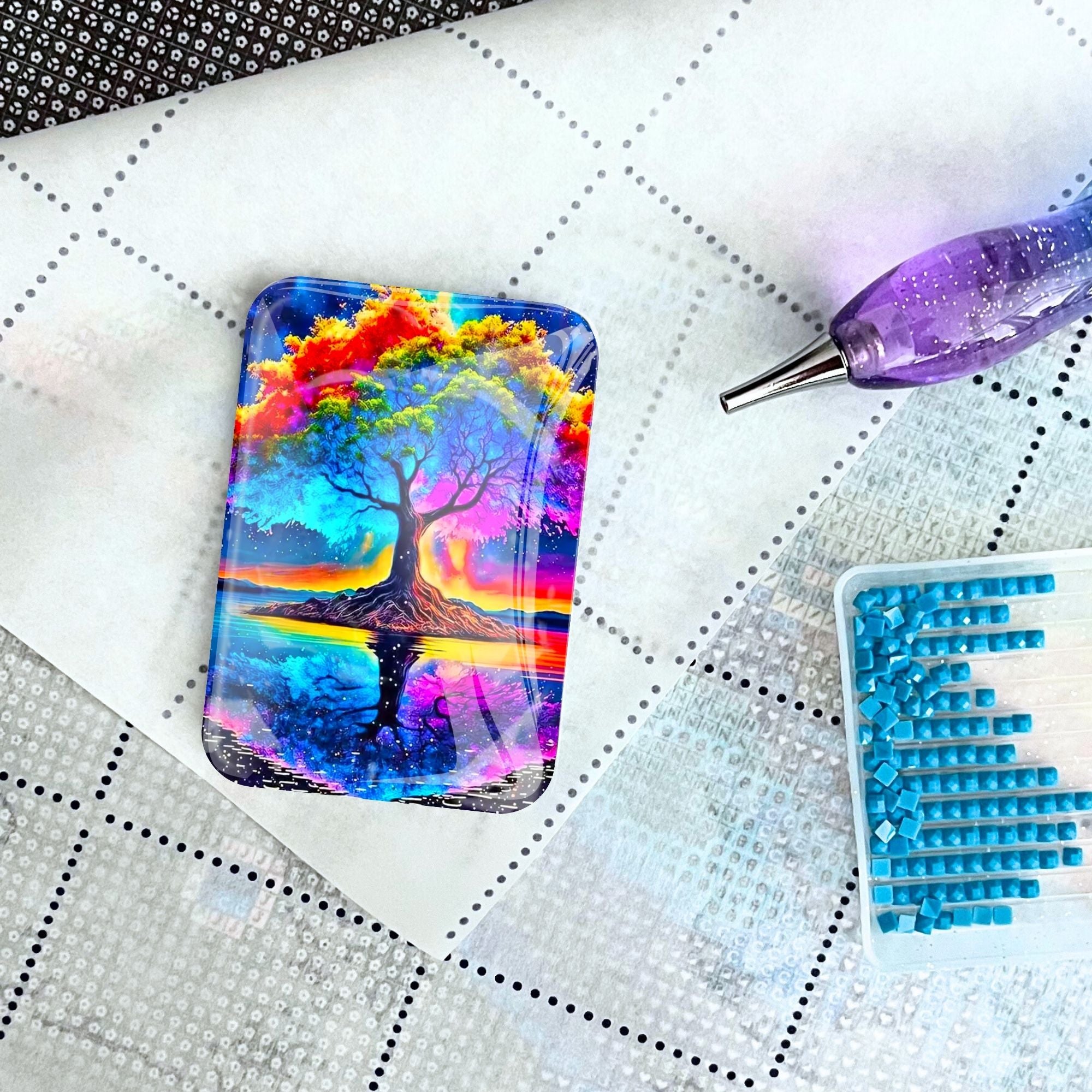 Cover Minder - Diamond Painting 100 Farben Special - Rainbow Tree Success