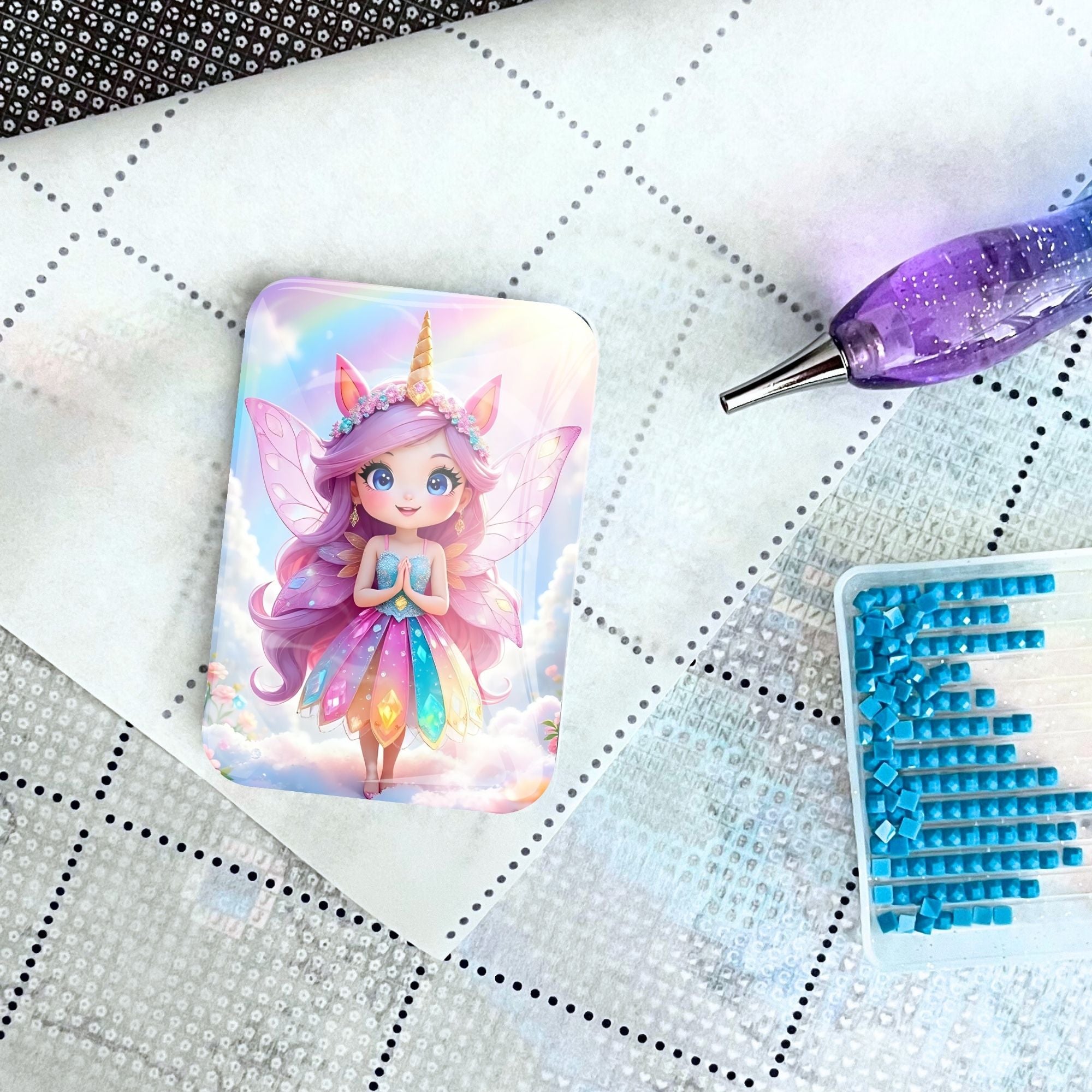 Cover Minder -Diamond Painting Fairydust Special - Fee im Wolkenreich
