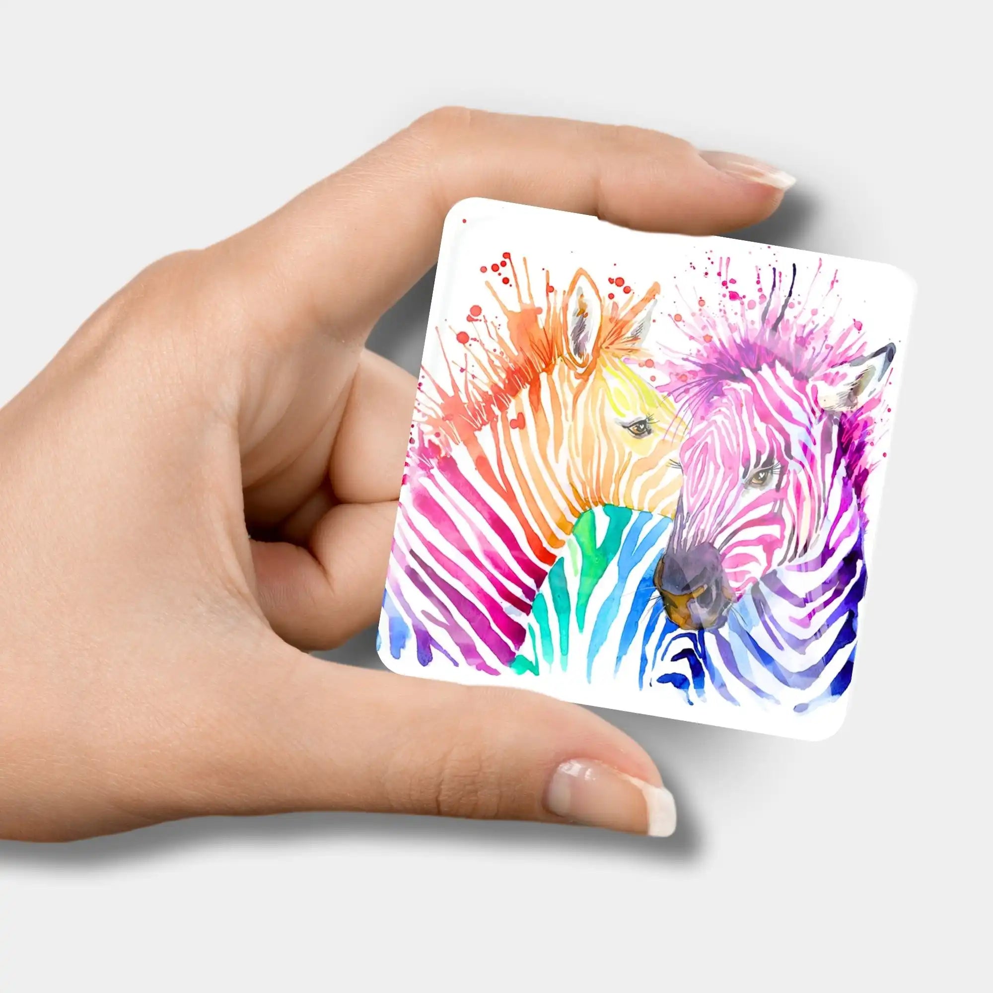 Cover Minder - Bunte Zebras