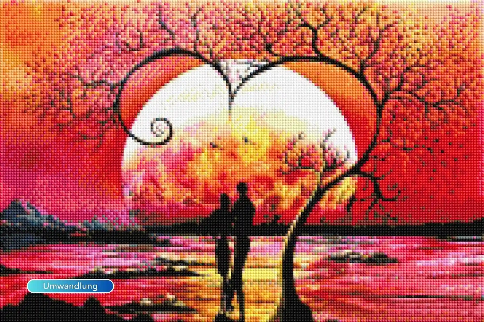 Diamond Painting - Baum der Liebe
