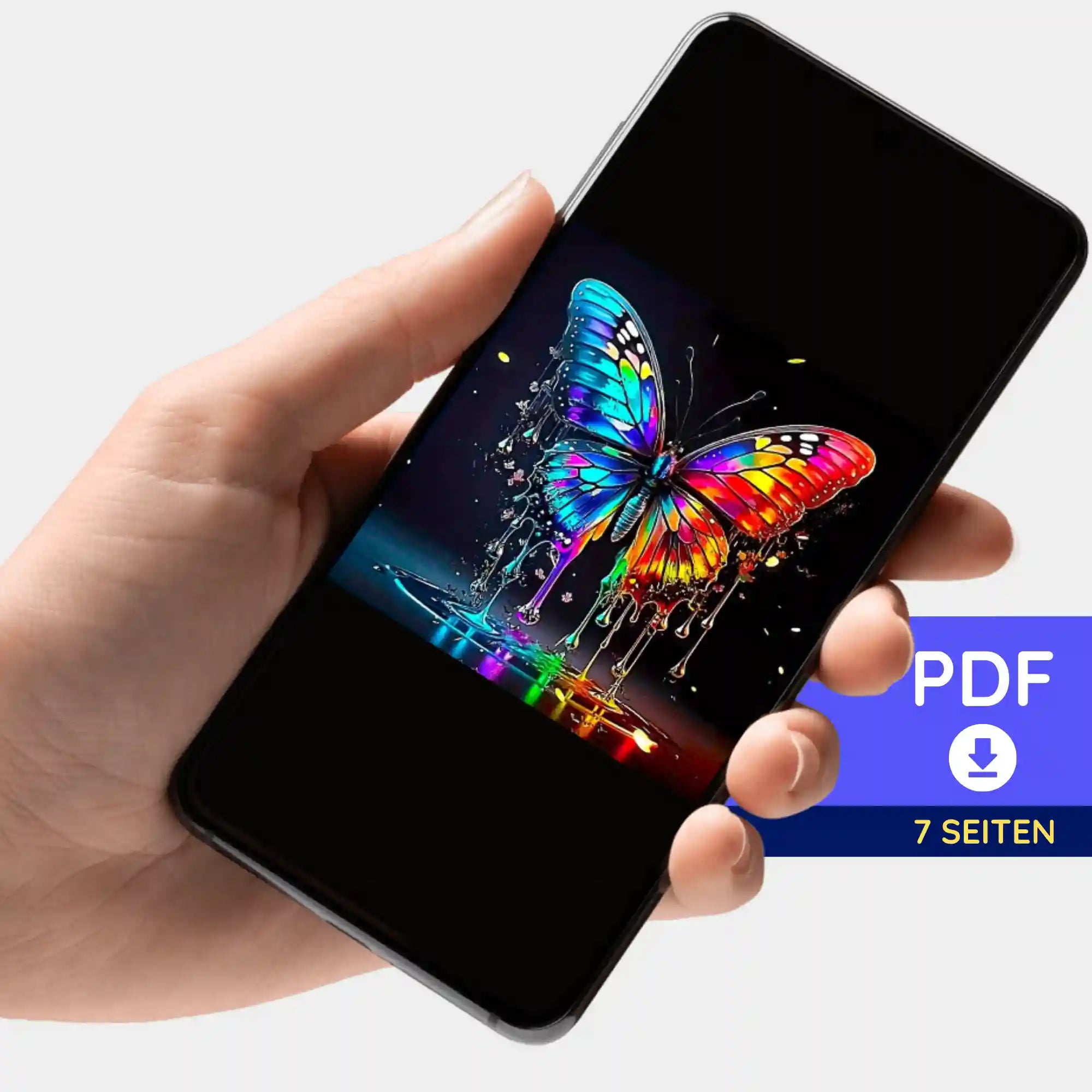 Digitale Bildmappe - Waterdrop Butterfly