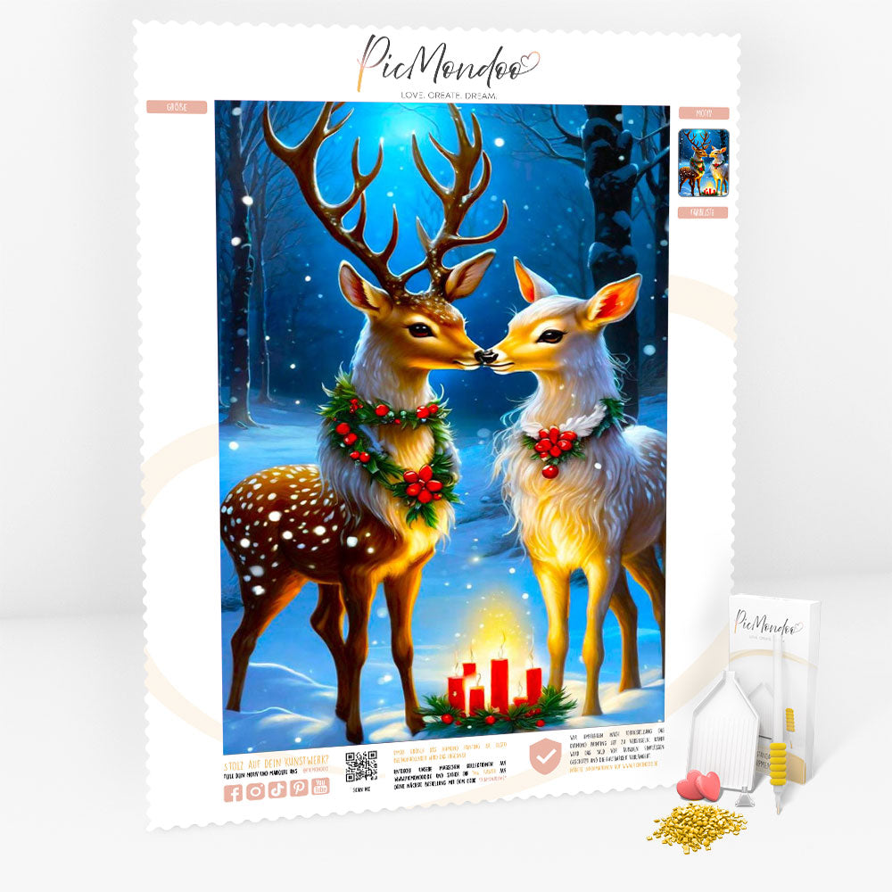 Diamond Painting 7 Tage Special - Weihnachten der Tiere