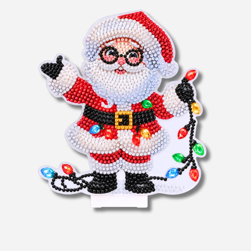 Diamond Painting - Wackelaufsteller Weihnachtsmann