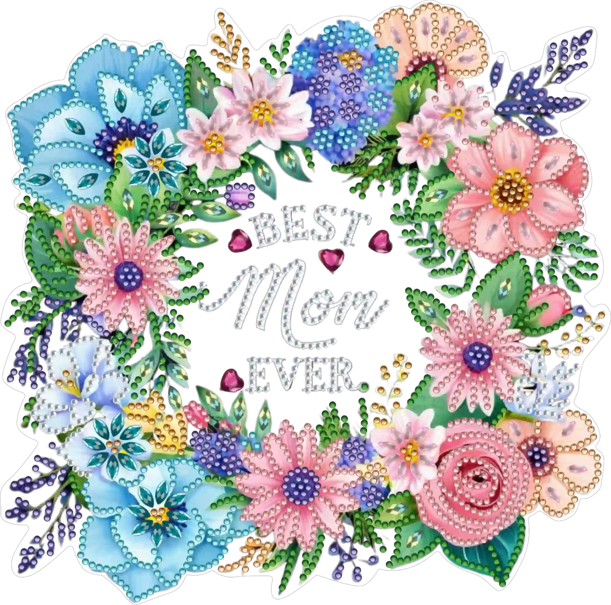 Diamond Painting Aufhänger - Best Mom Ever