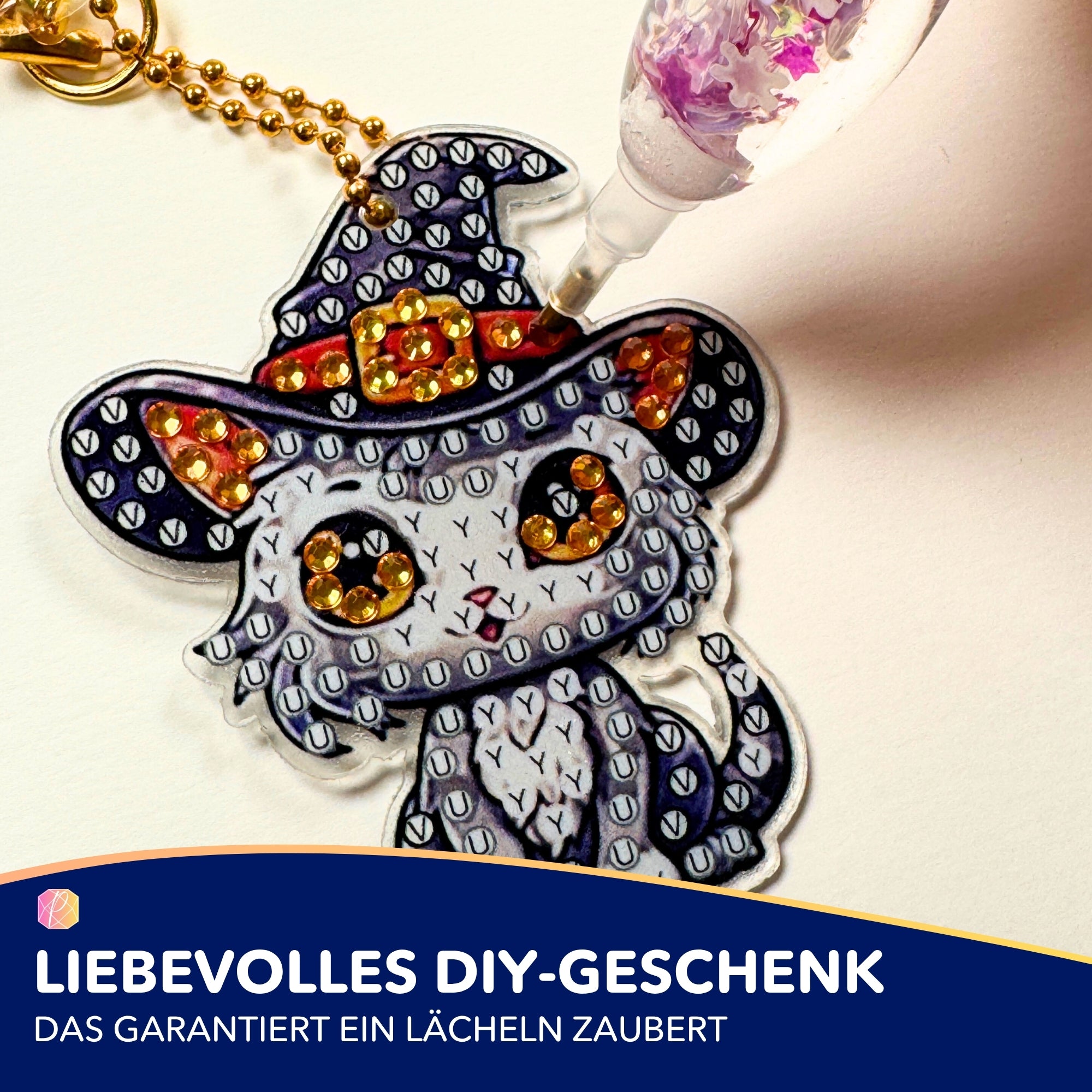 Diamond Painting Schlüsselanhänger - Halloween