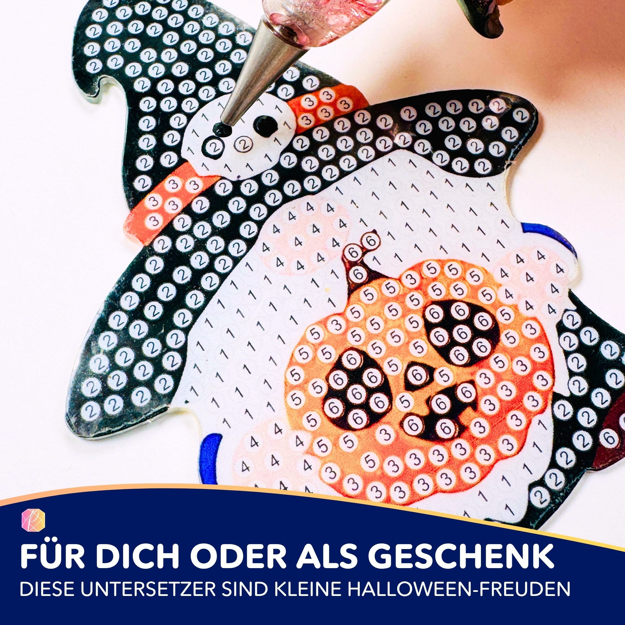 Diamond Painting - Untersetzer Halloween