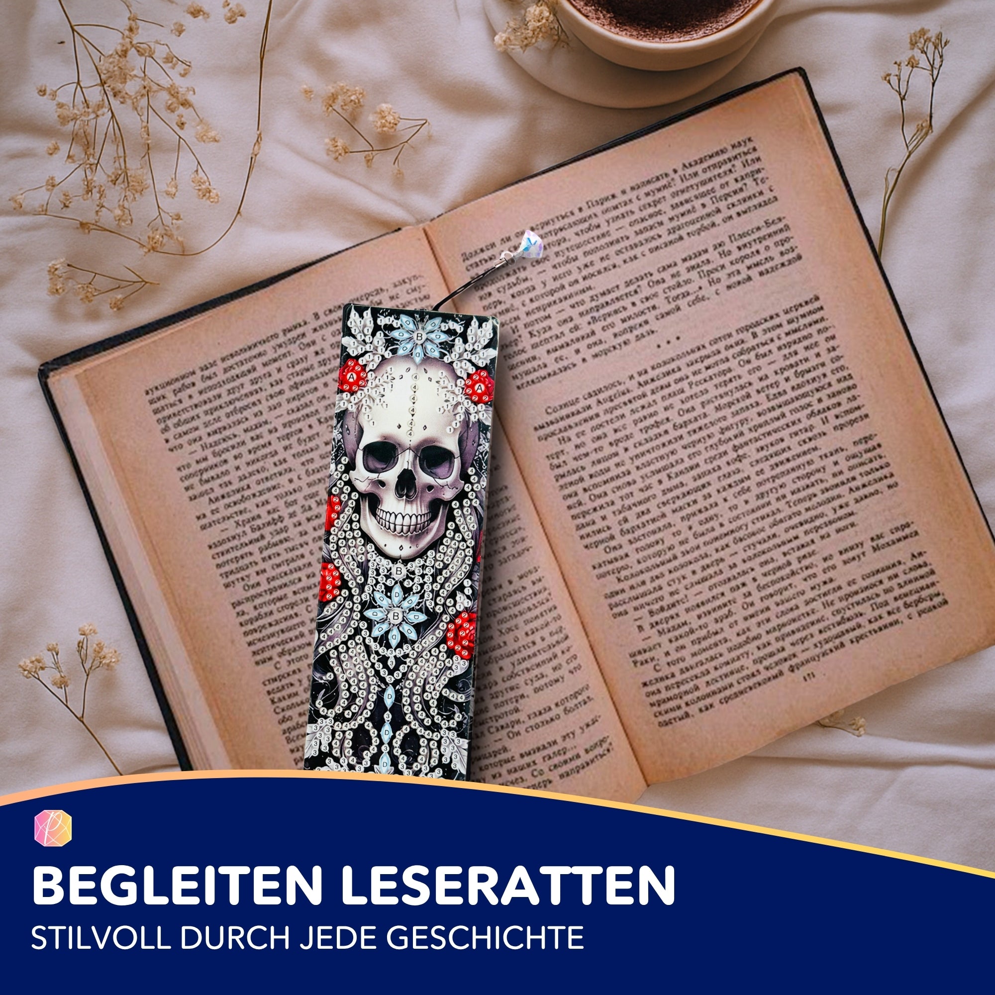 Diamond Painting Lesezeichen "Halloween"