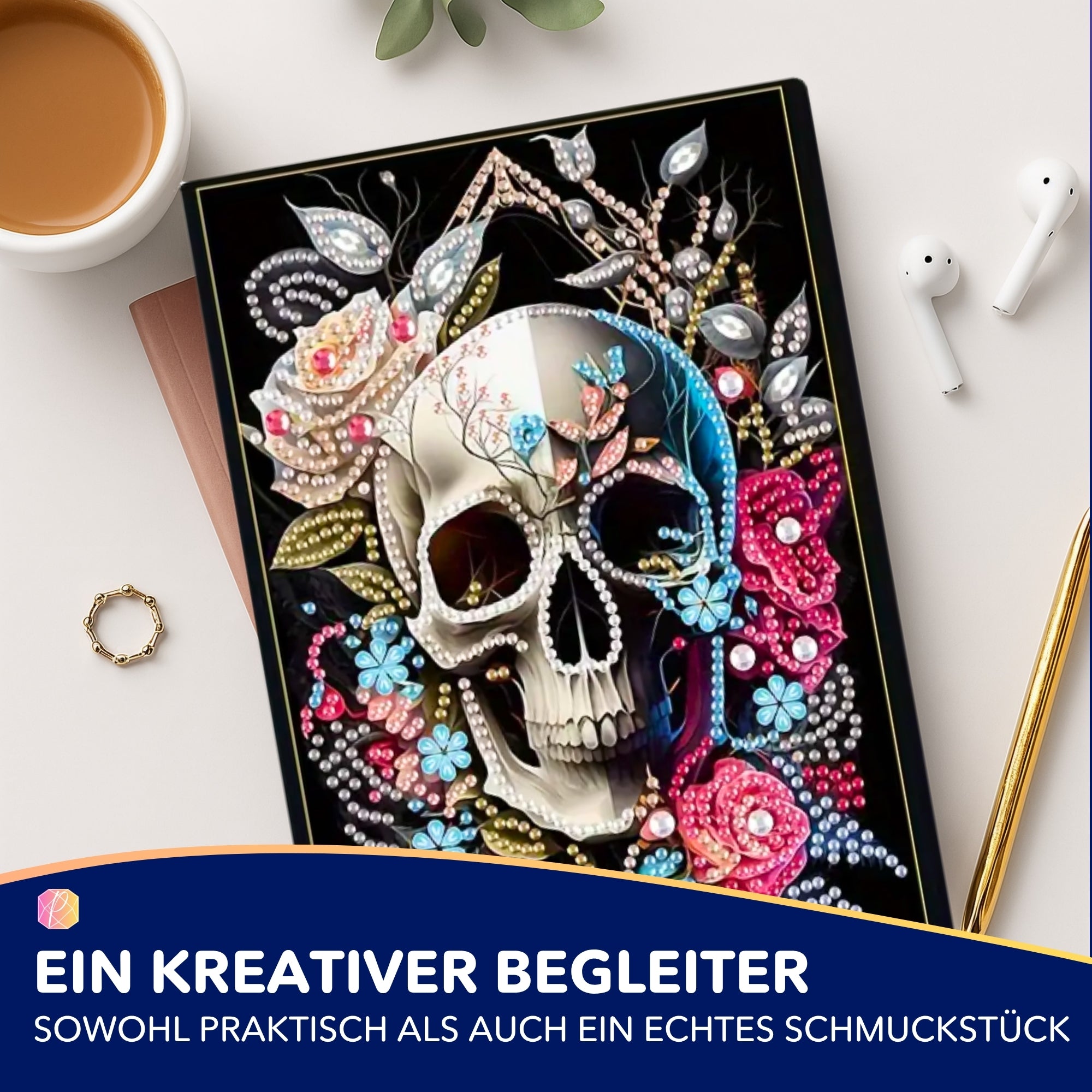Diamond Painting Notizbuch - Halloween