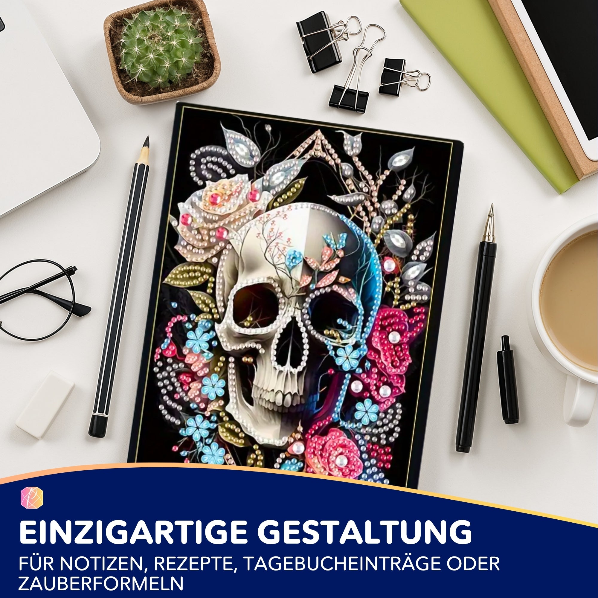Diamond Painting Notizbuch - Halloween