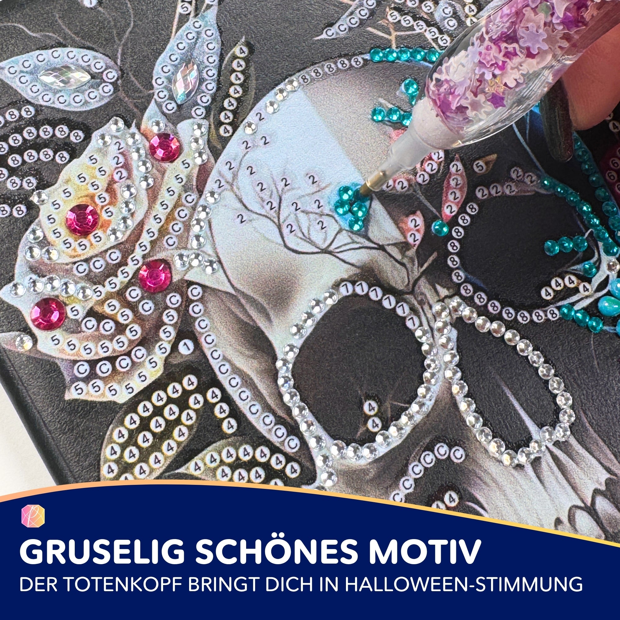 Diamond Painting Notizbuch - Halloween