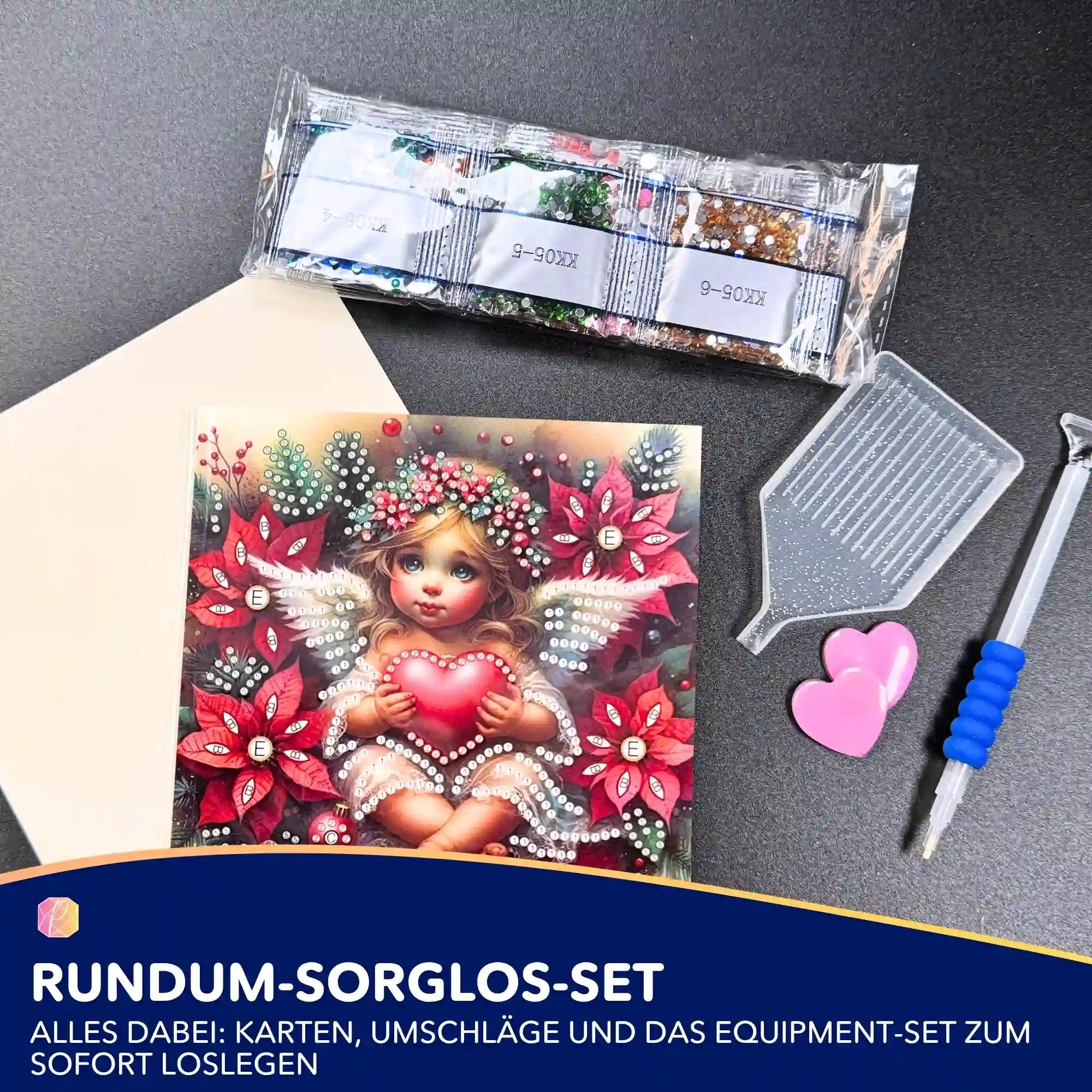 Diamond Painting Weihnachtskarten