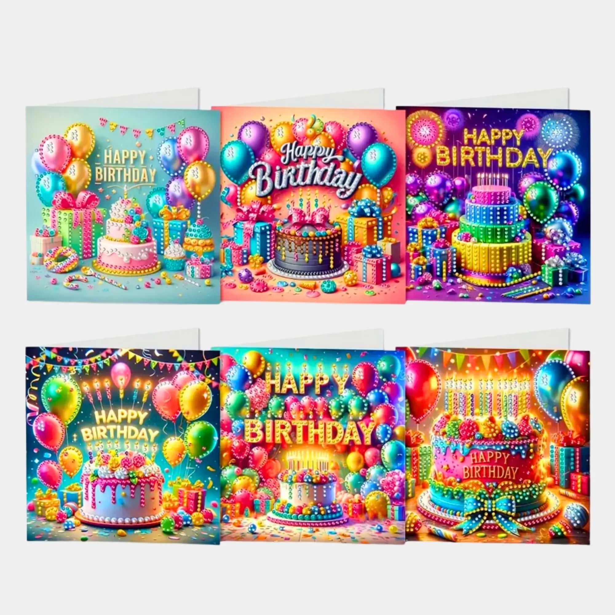 Diamond Painting Geschenkkarten Geburtstag