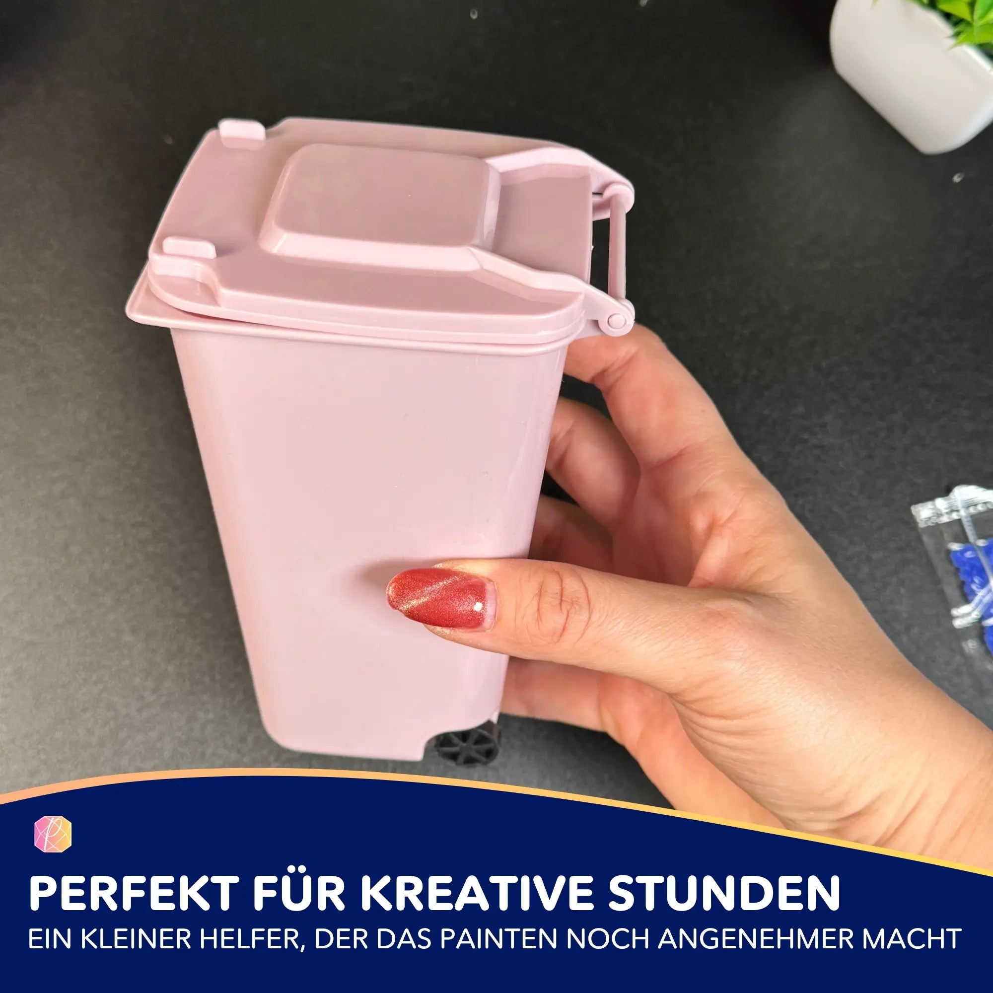 Diamond Painting - Kleine Mülltonne