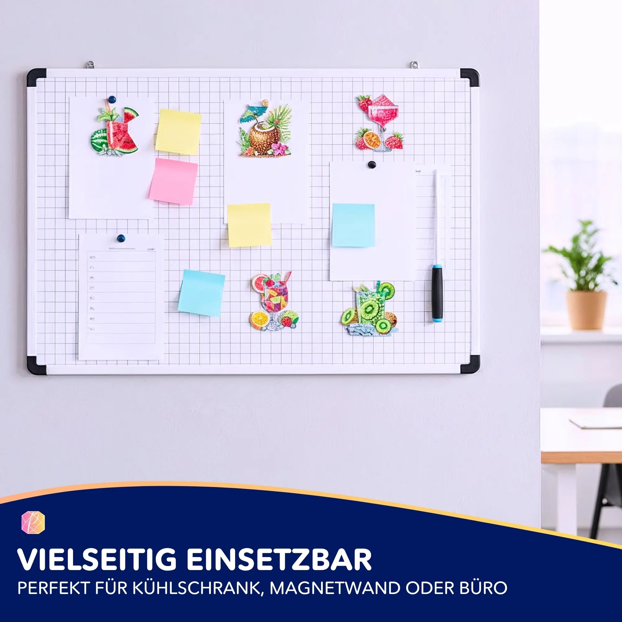 Diamond Painting Kühlschrankmagneten - Cocktails