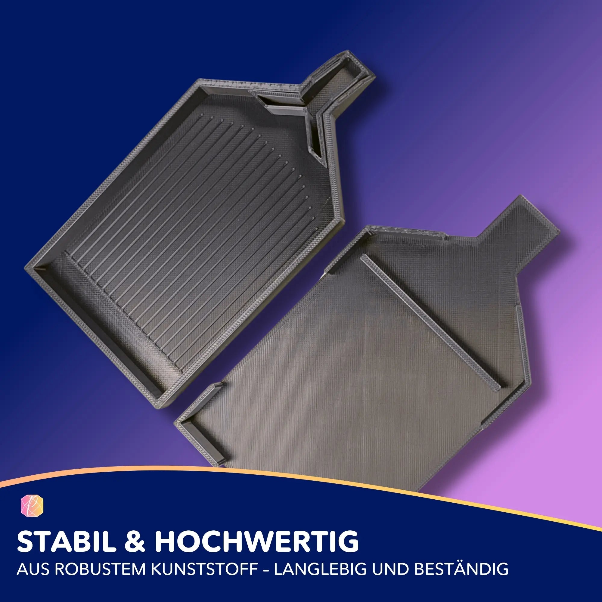 Diamond Painting Glitzerschiffchen - Schwarz