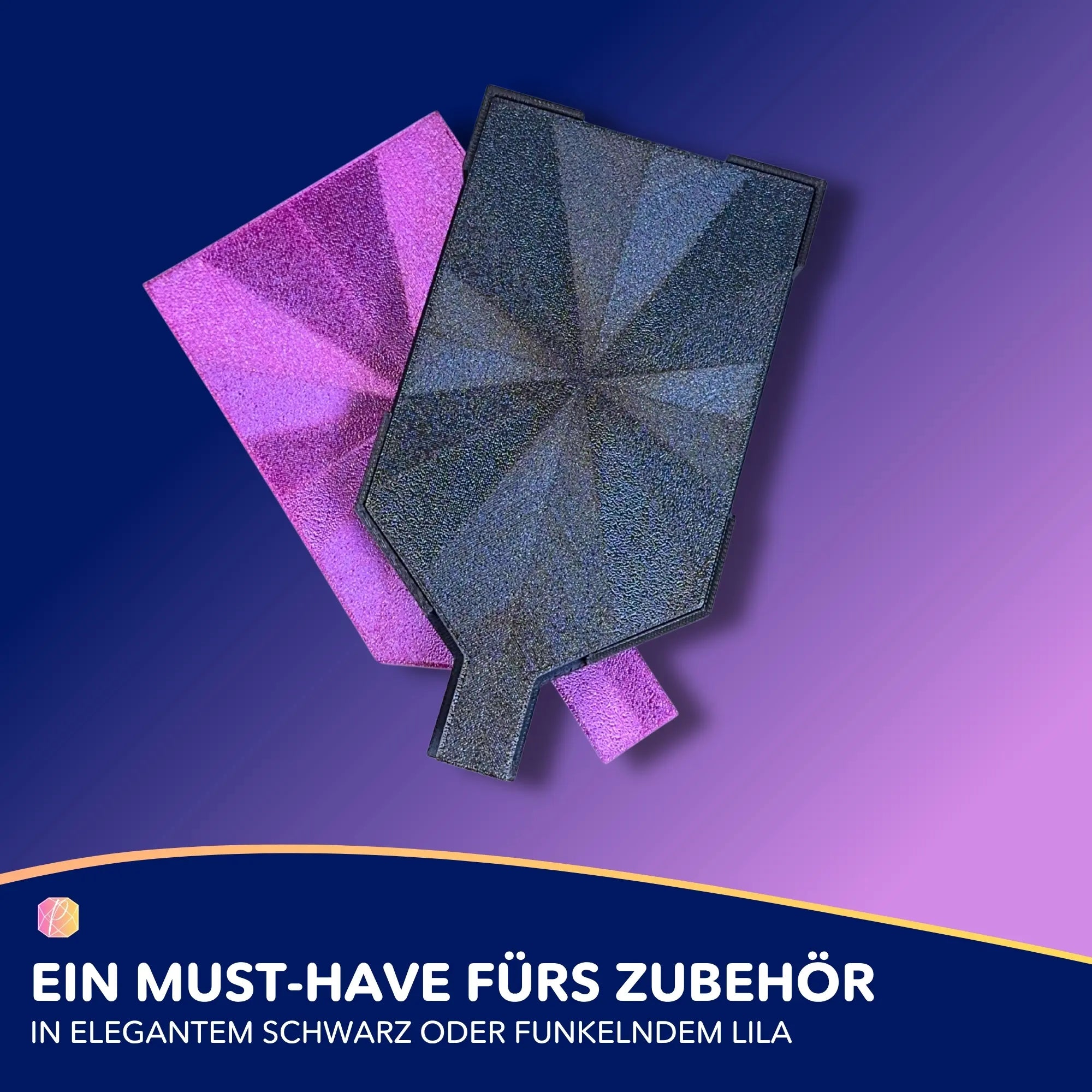 Diamond Painting Glitzerschiffchen - Schwarz