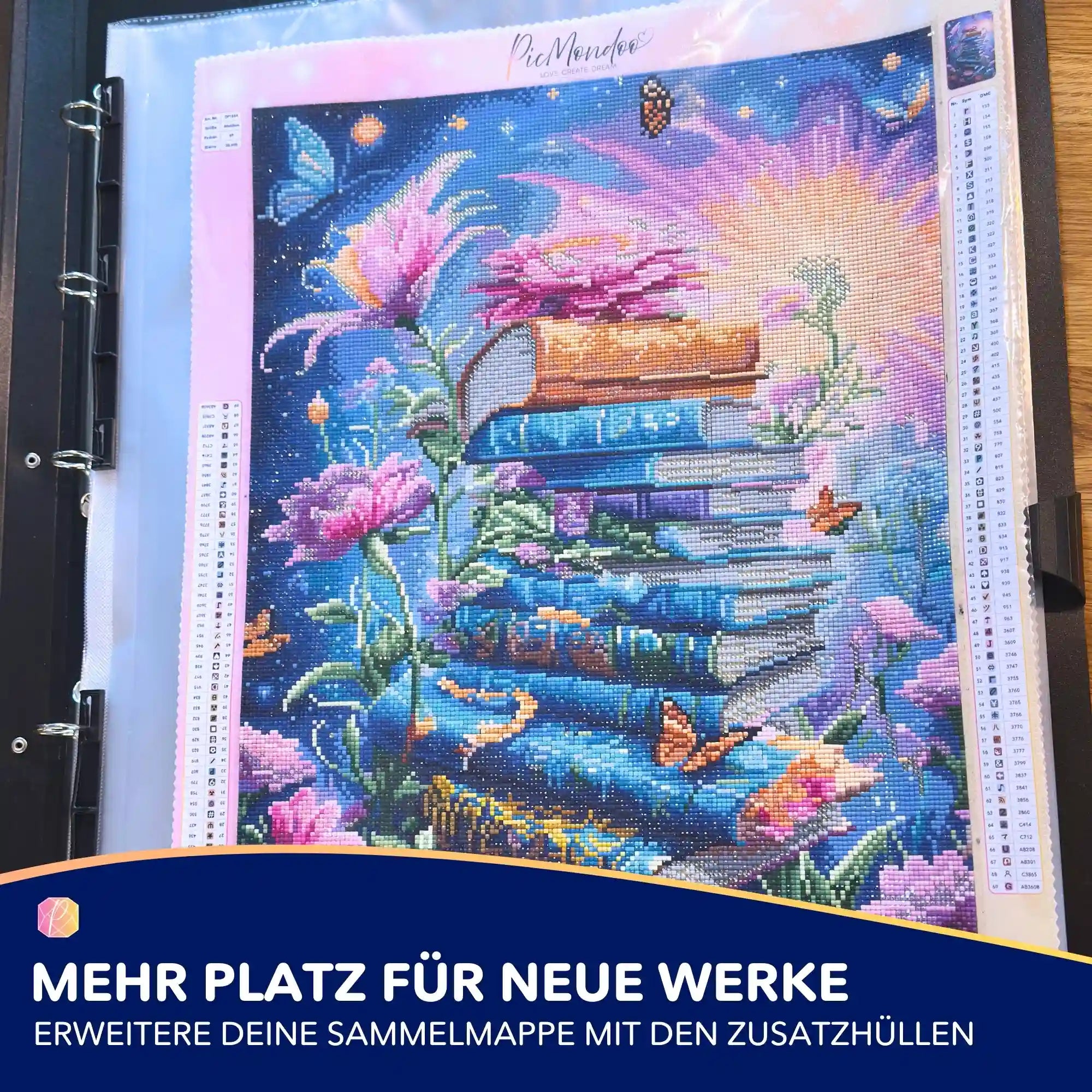 Diamond Painting Folien für Sammelmappe
