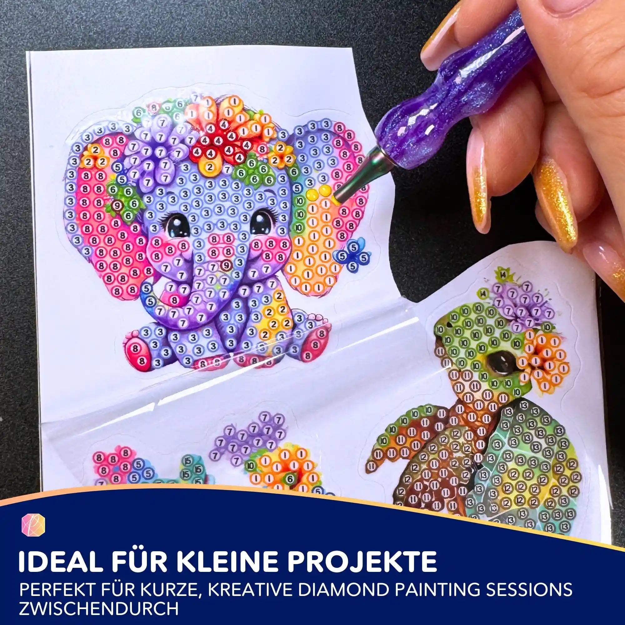 Diamond Painting Sticker - Süße Tierchen