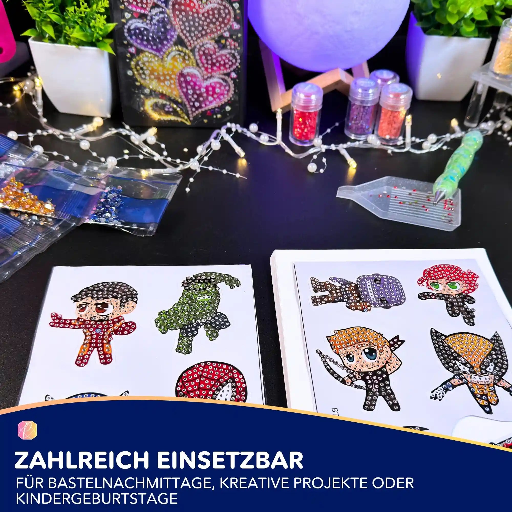 Diamond Painting Sticker - Superhelden