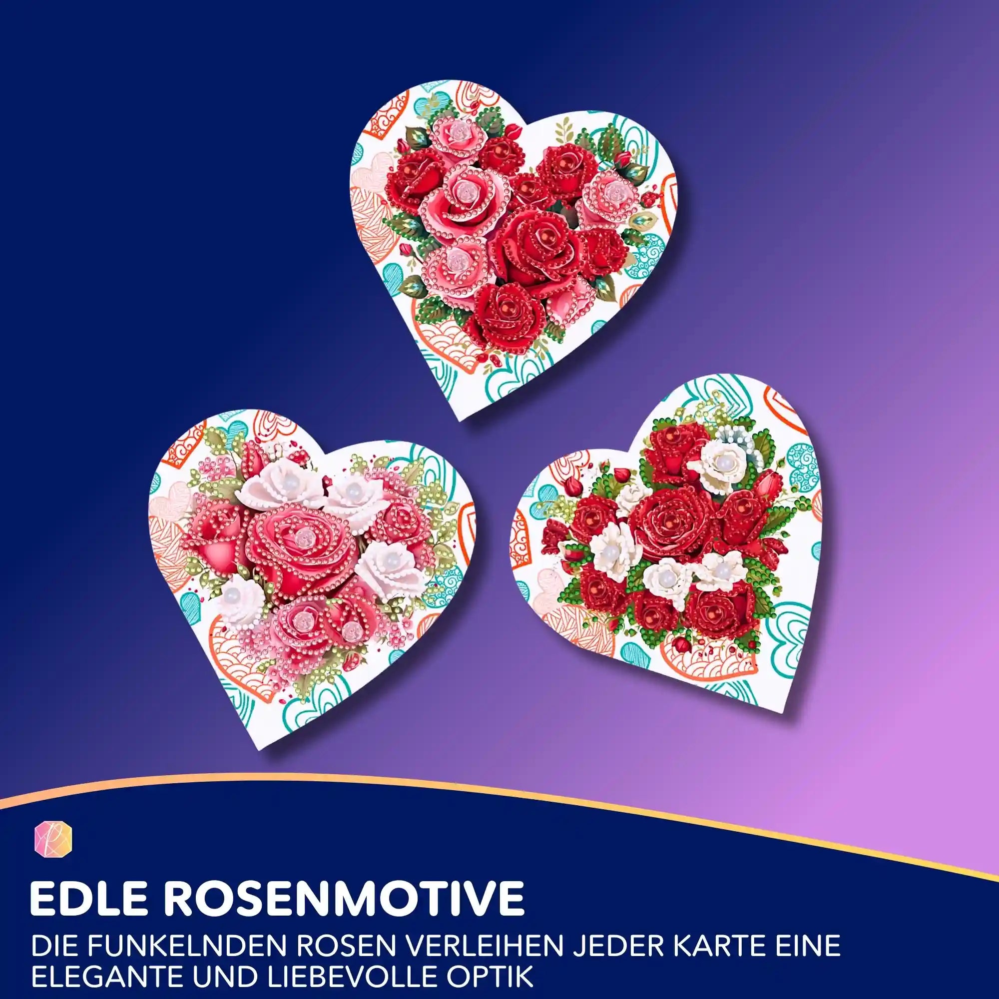 Diamond Painting Geschenkkarten Liebe