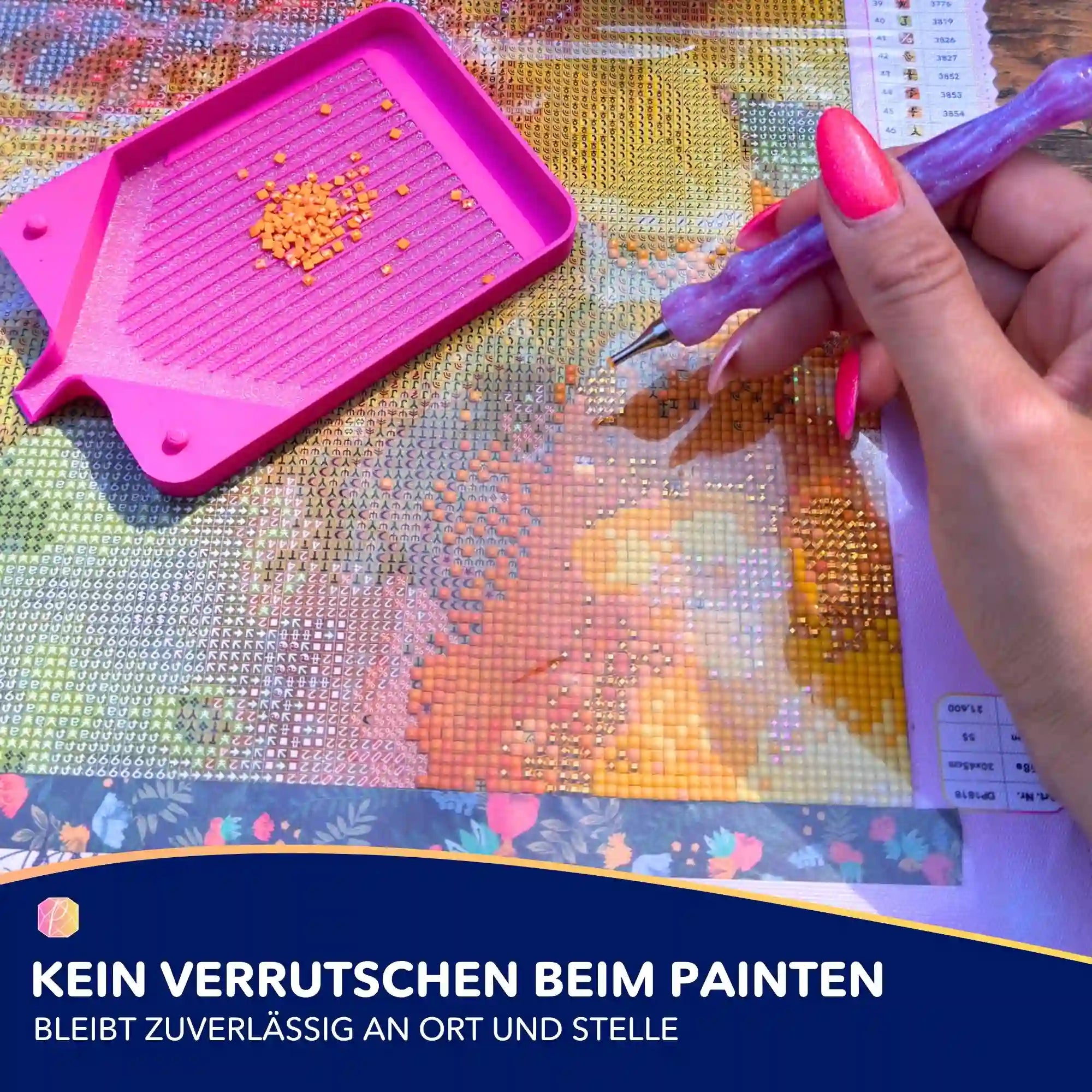 Klebeband für Diamond Painting - Blumen